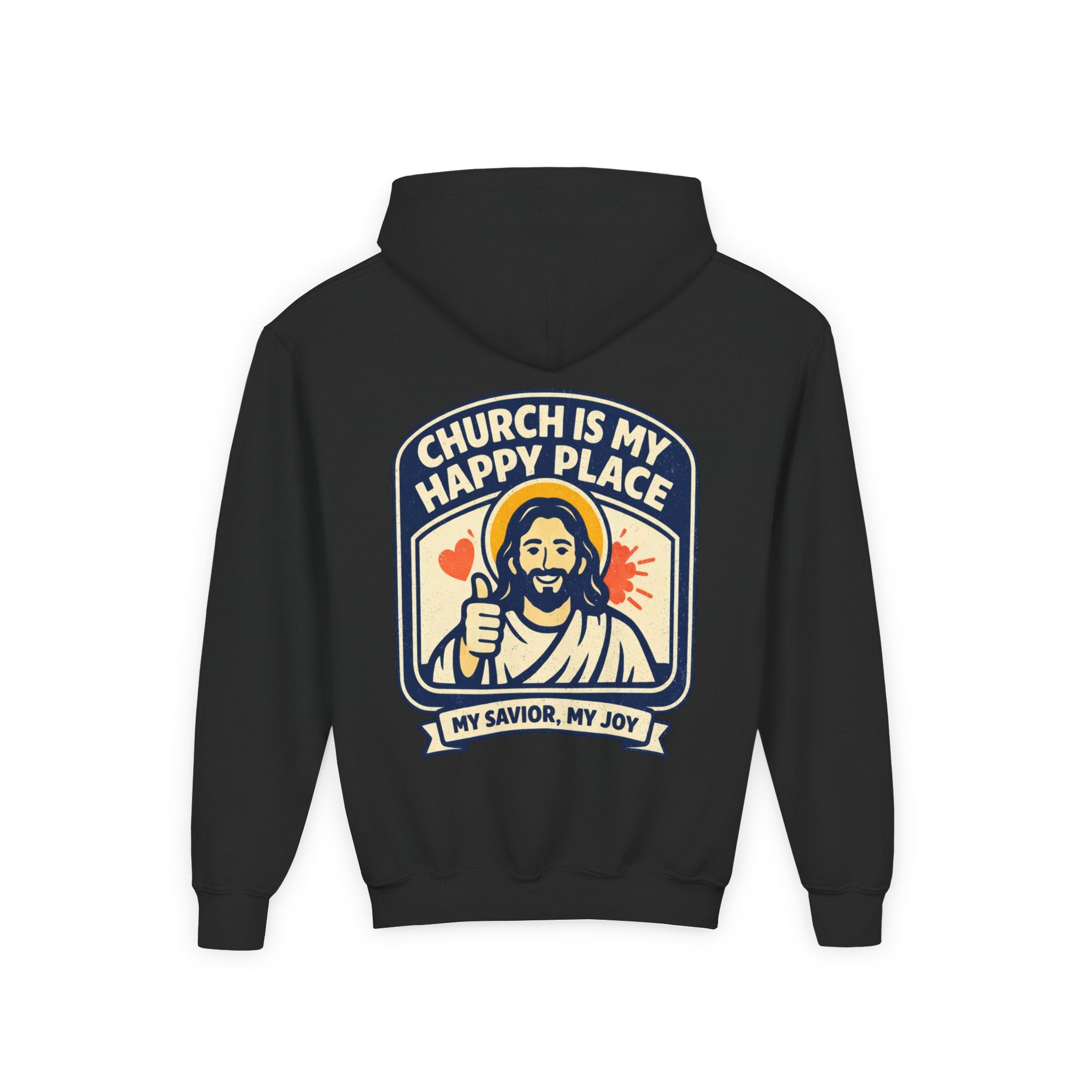 FTF - "Church Is My Happy Place" HTU - Youth Hoodie