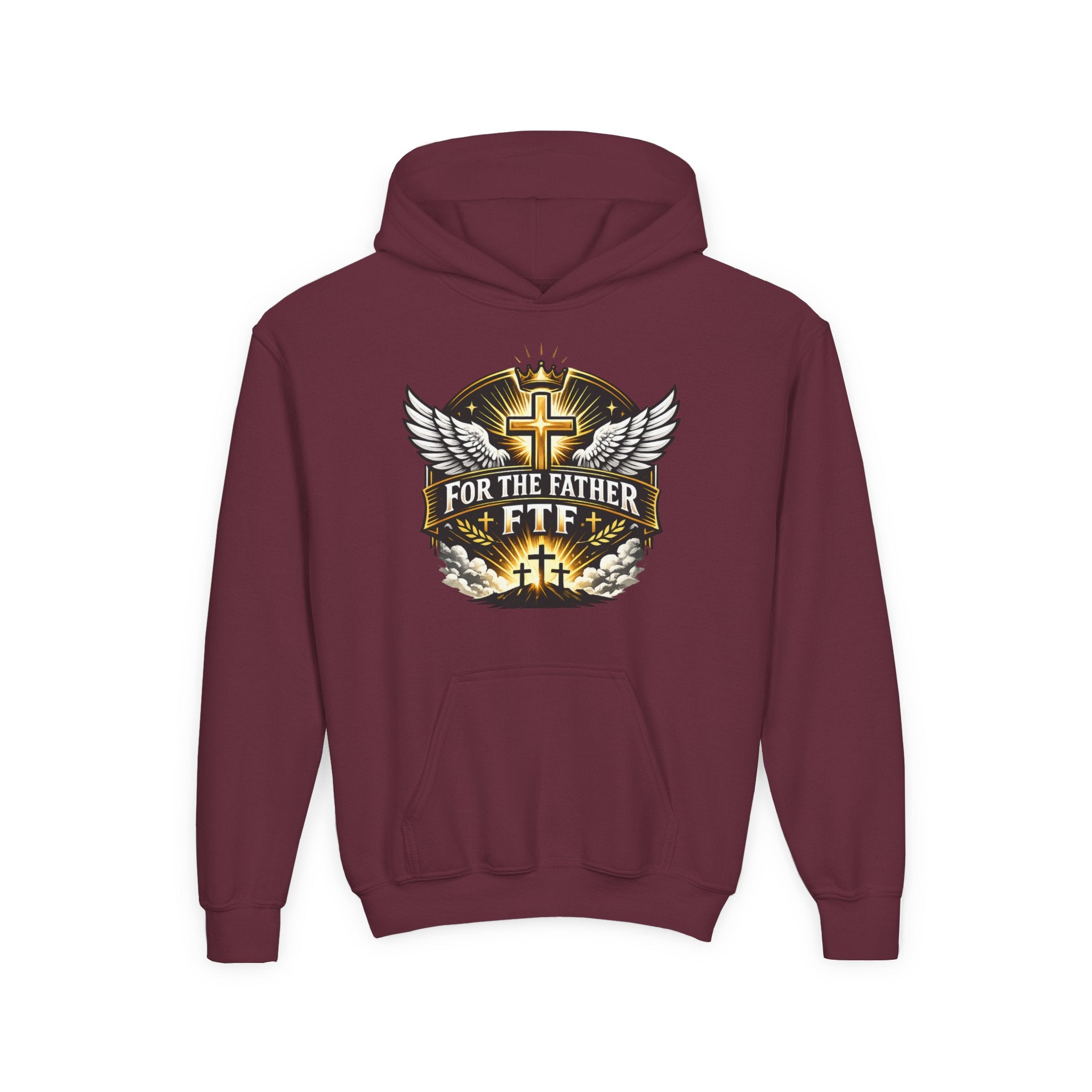 FTF - "Jesus Is My Hero" Sunburst - Youth Hoodie