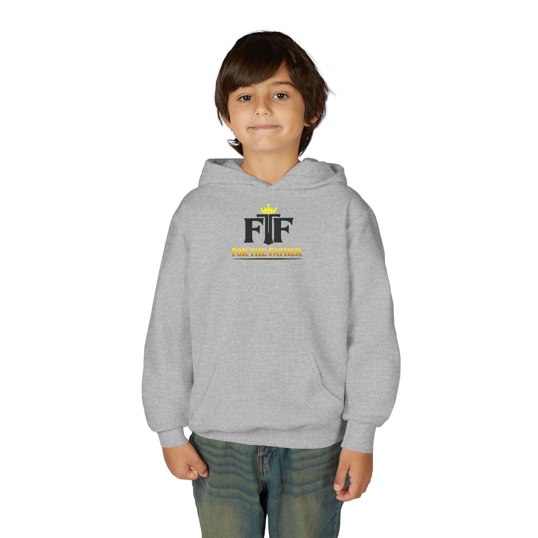 FTF - 'Jesus Is My Hero' Christian Faith Pullover (For The Fathers Logo)