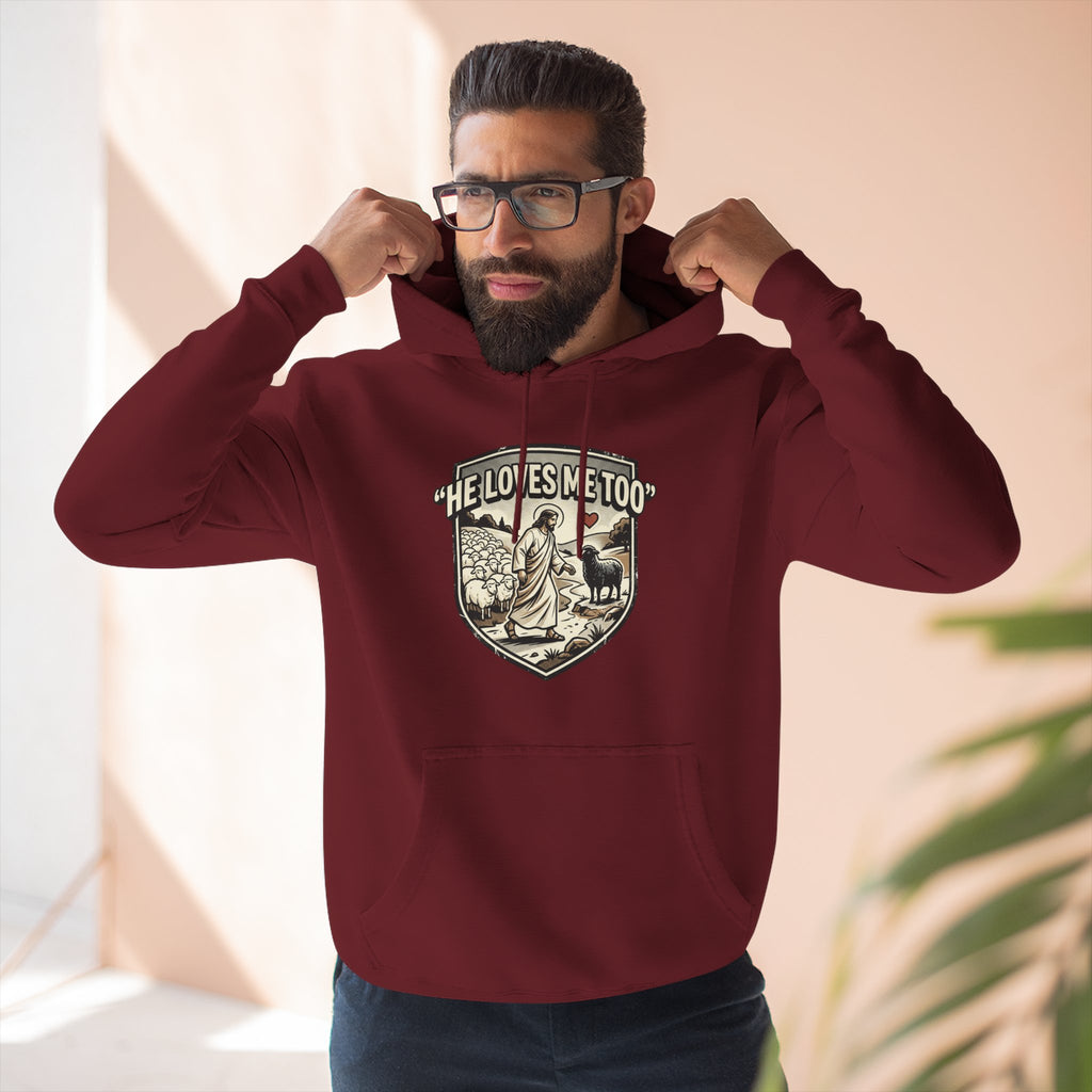 'He Loves Me Too' - Lonely Sheep Hoodie