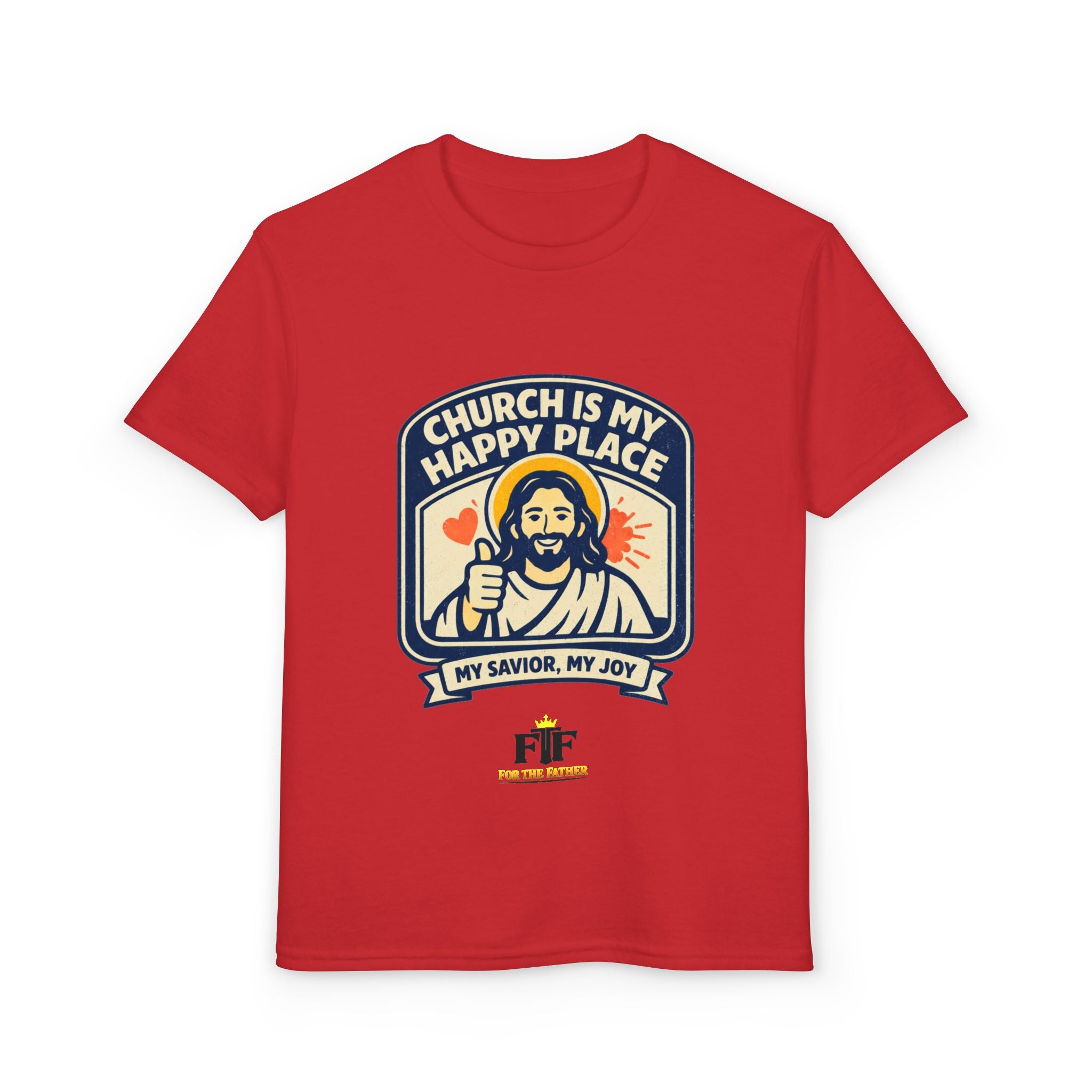 FTF - "Church Is My Happy Place" HTU - Youth T-Shirt