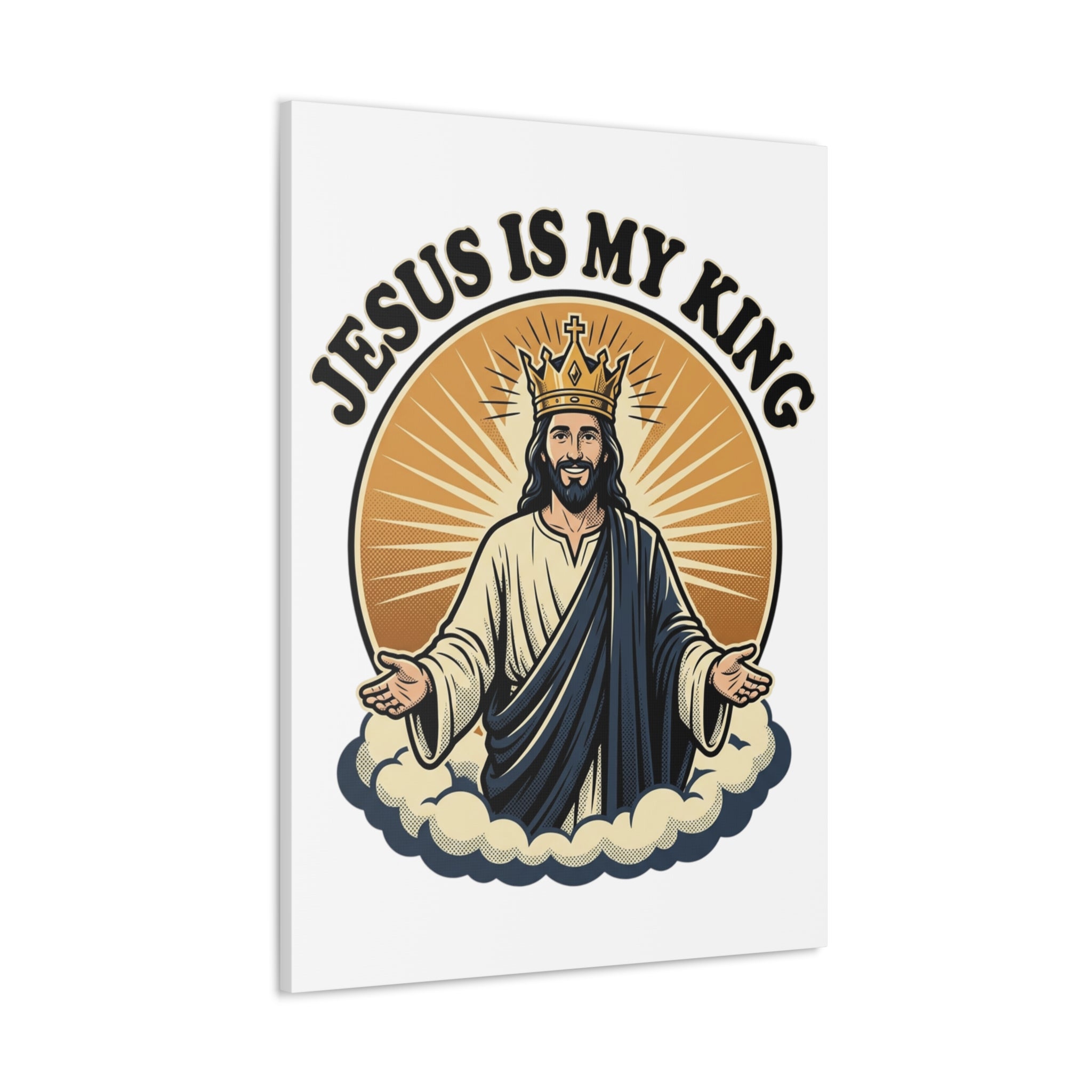 Jesus Is My King Canvas (Multiple Sizing Options Available)