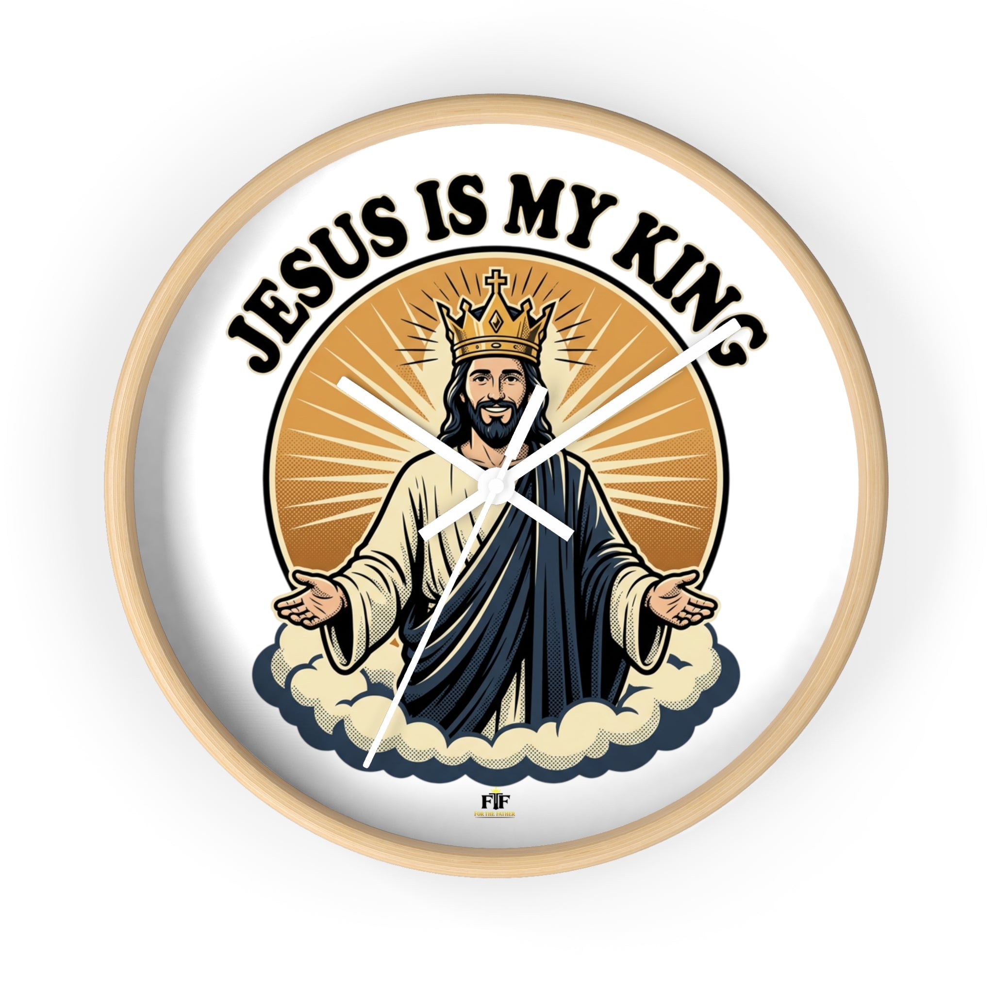 FTF - Jesus Is My King - Wall Clock