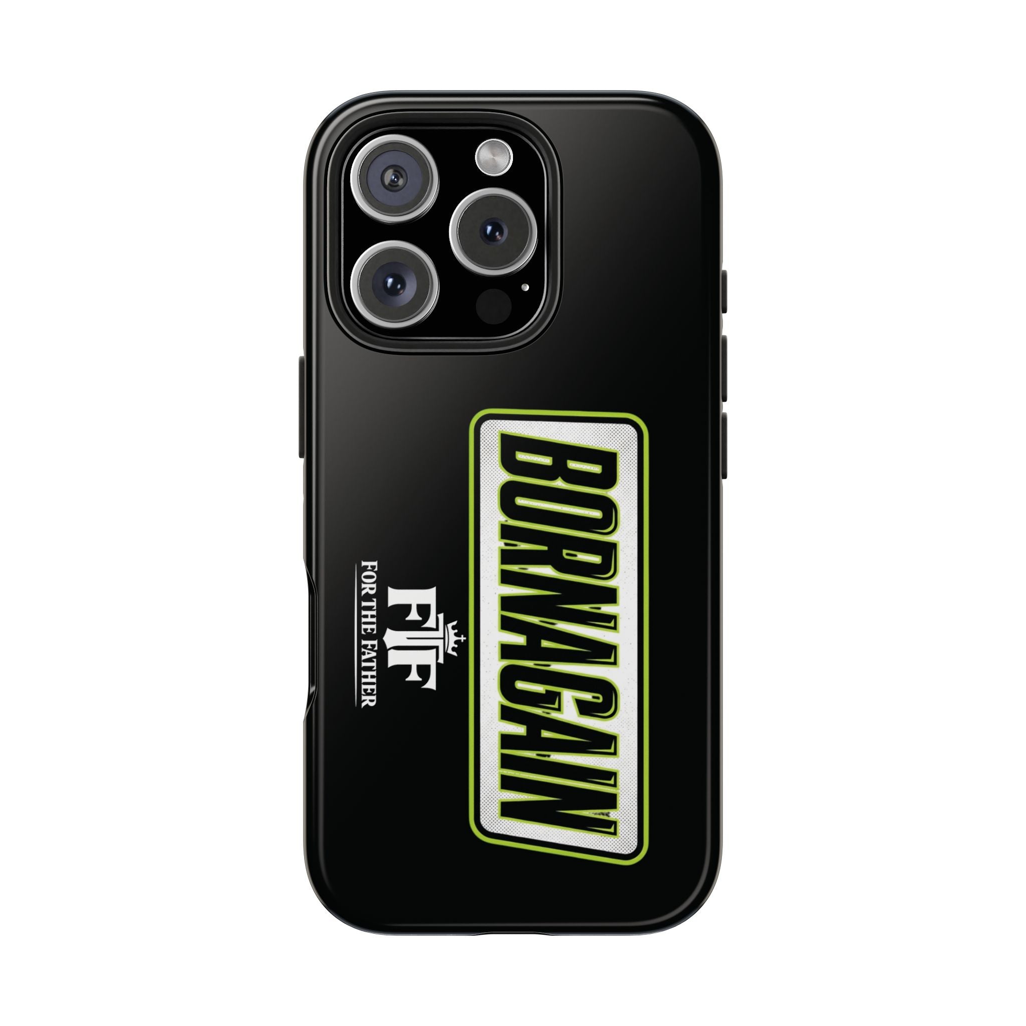 FTF - BORNAGAIN - Black Tough Phone Case