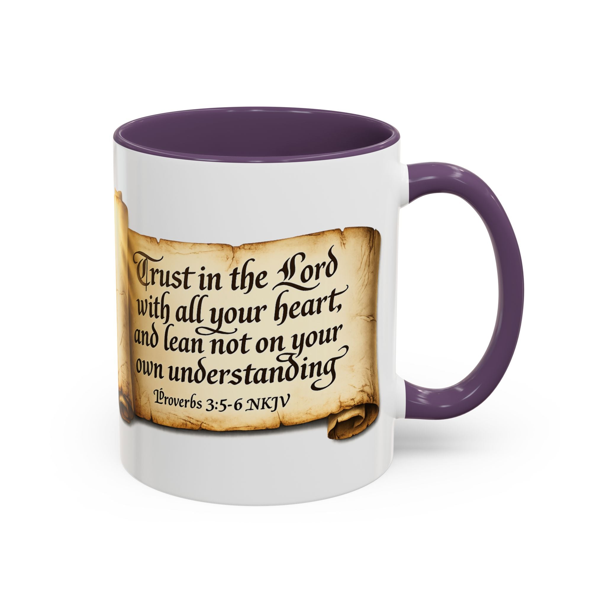 FTF - "Trust In The Lord" Proverbs 3:5 Scroll - Coffee Mug