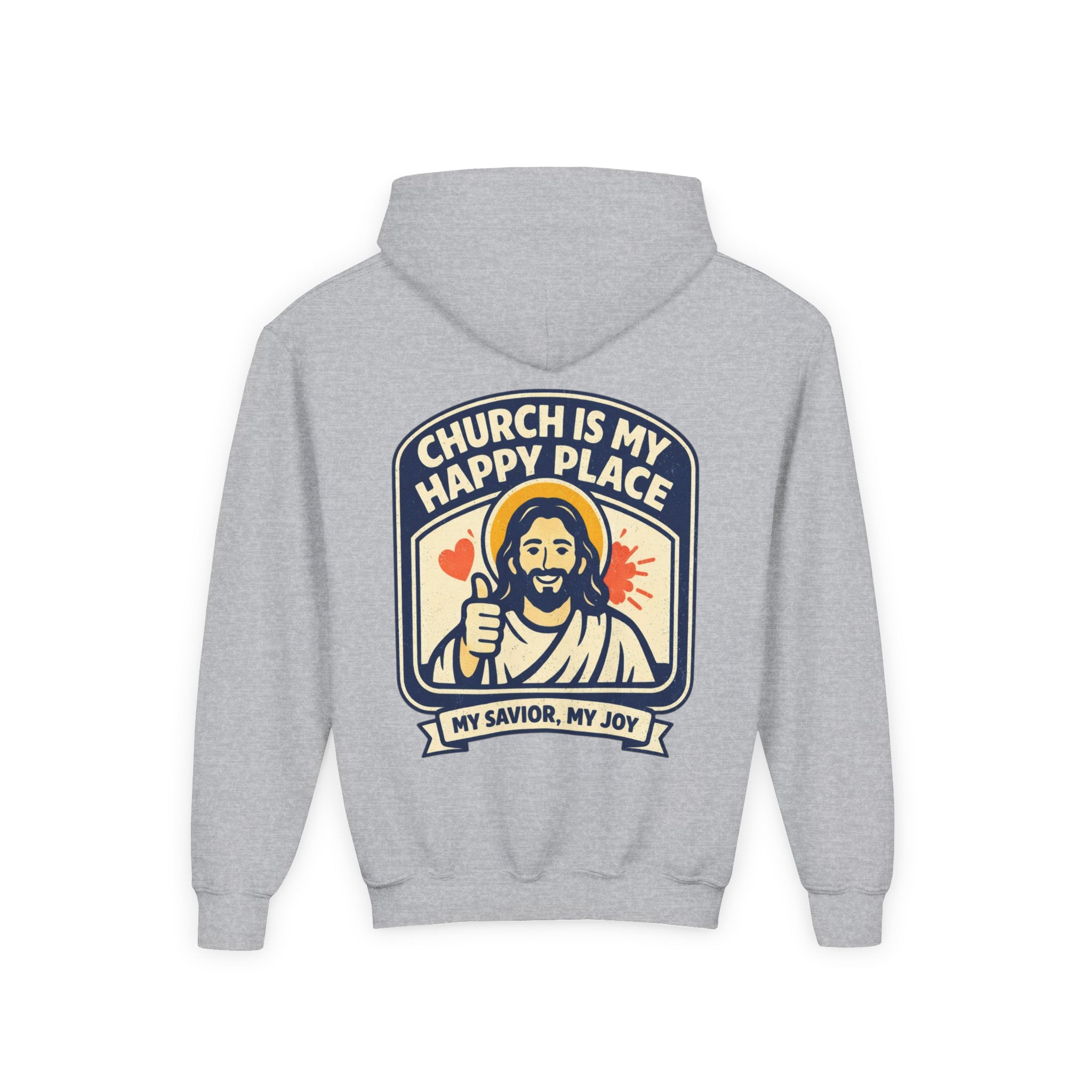 FTF - "Church Is My Happy Place" HTU - Youth Hoodie
