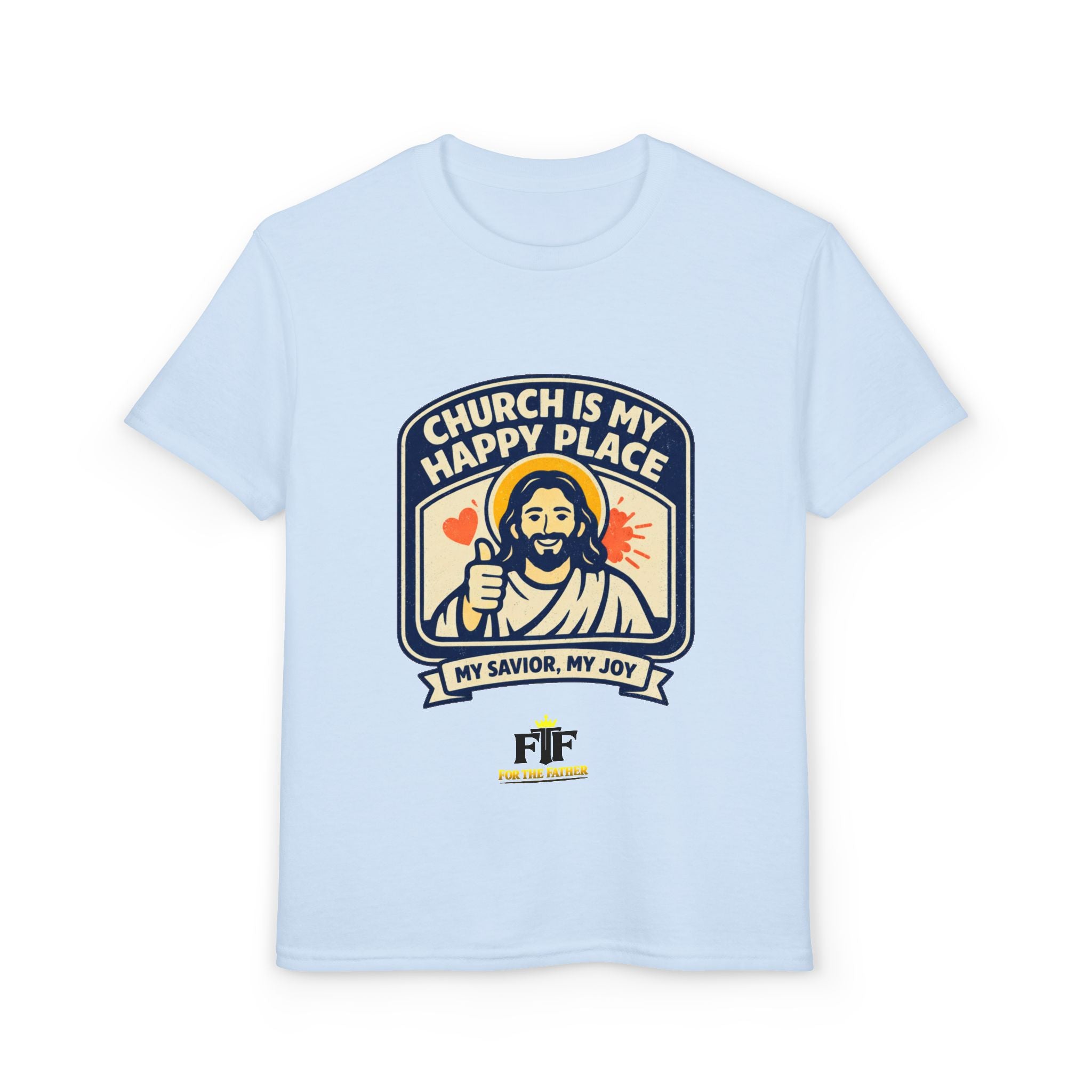 FTF - "Church Is My Happy Place" HTU - Youth T-Shirt