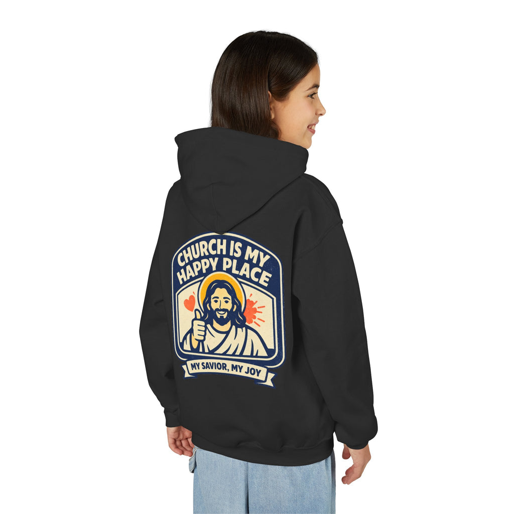 FTF - "Church Is My Happy Place" HTU - Youth Hoodie
