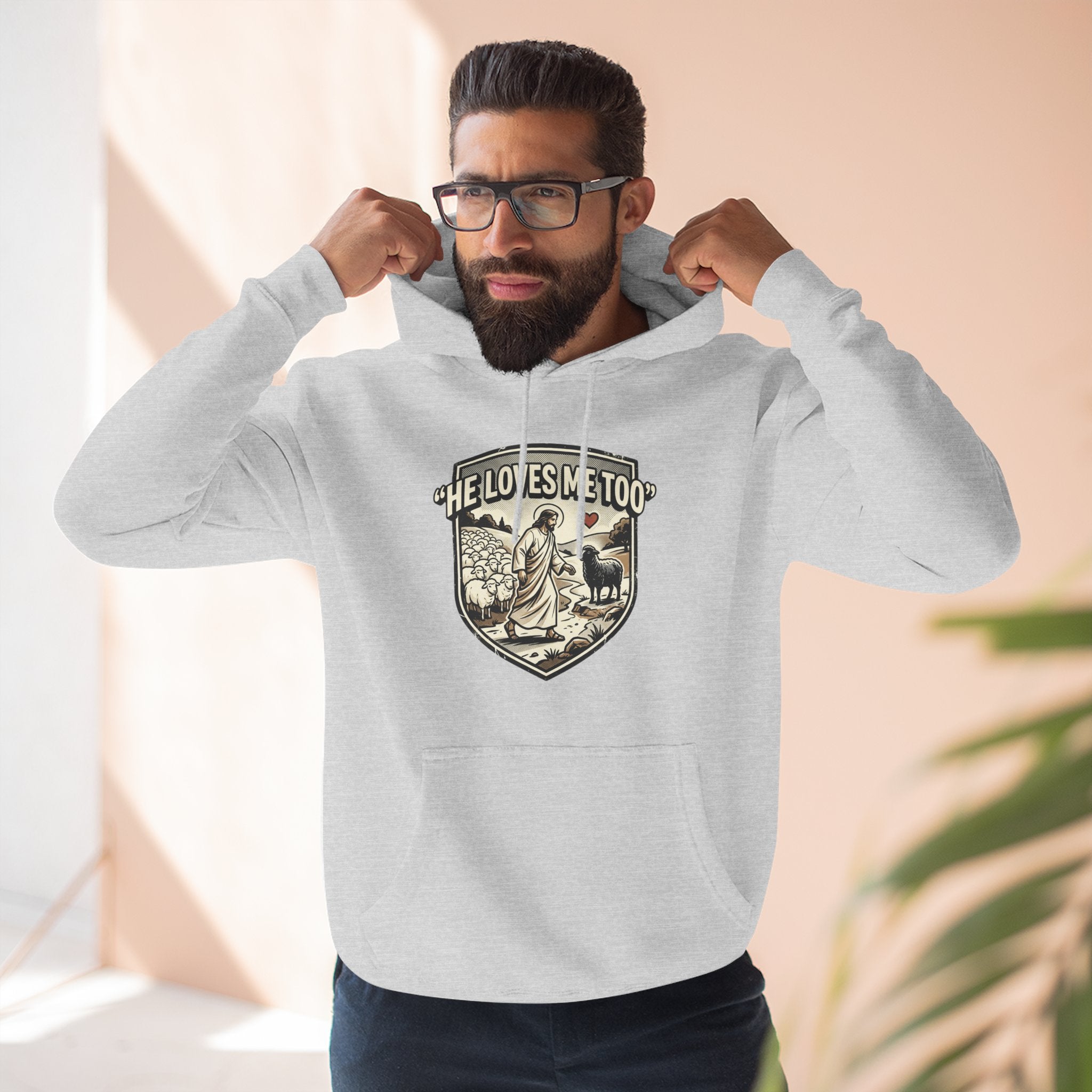 'He Loves Me Too' - Lonely Sheep Hoodie