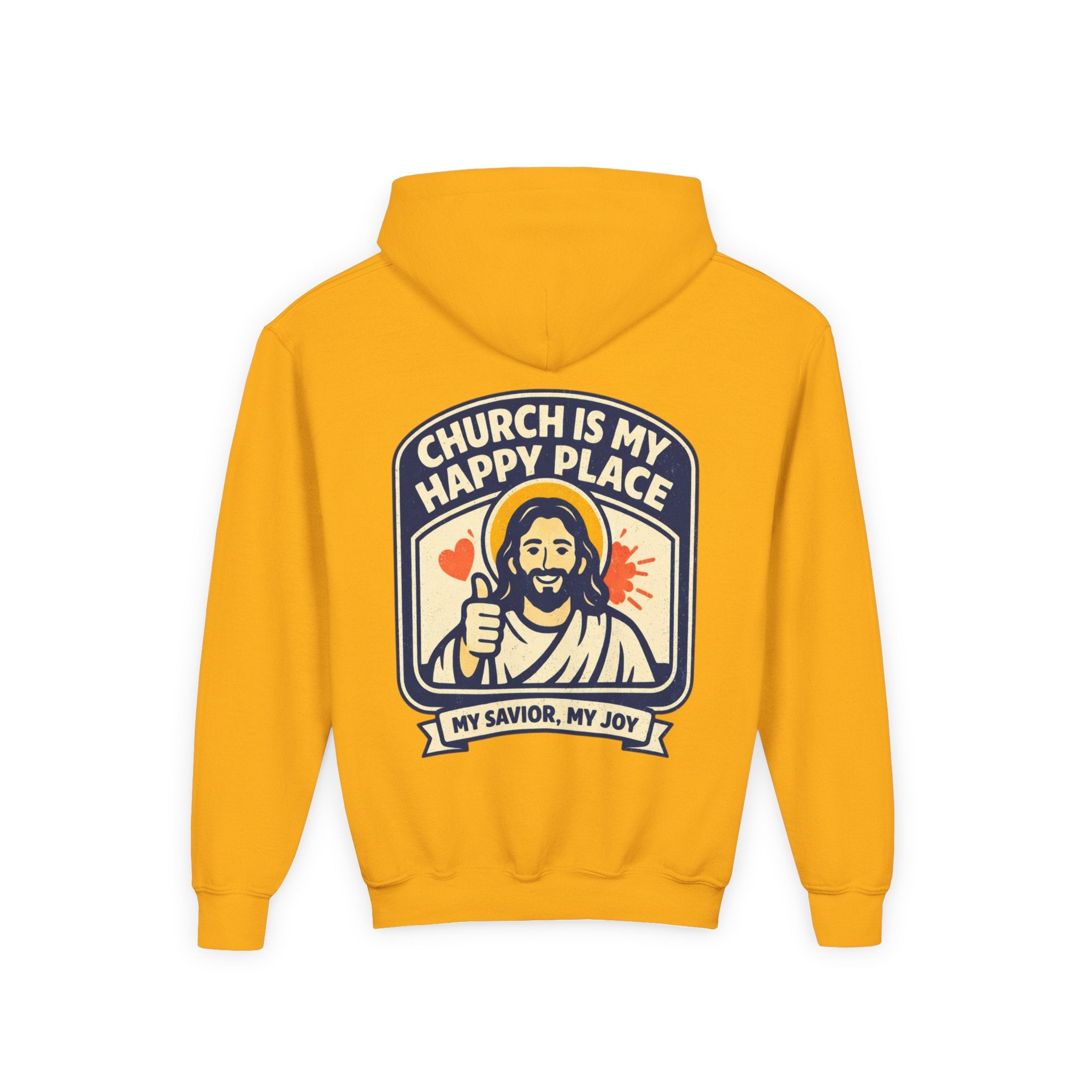 FTF - "Church Is My Happy Place" HTU - Youth Hoodie