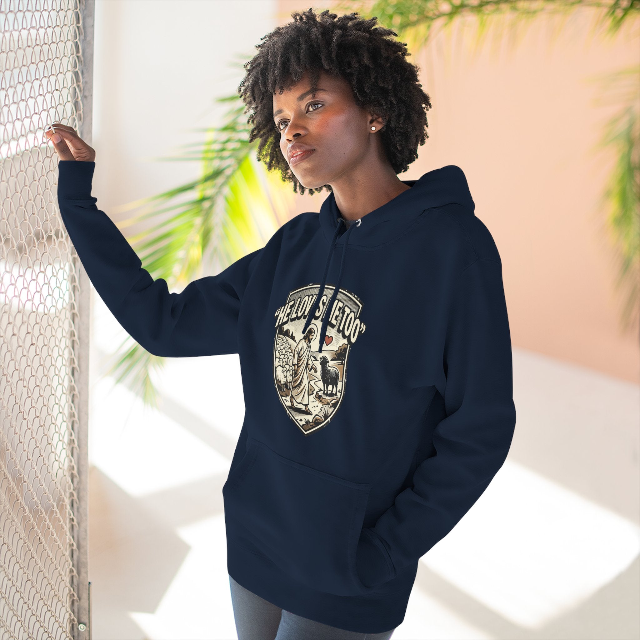 'He Loves Me Too' - Lonely Sheep Hoodie