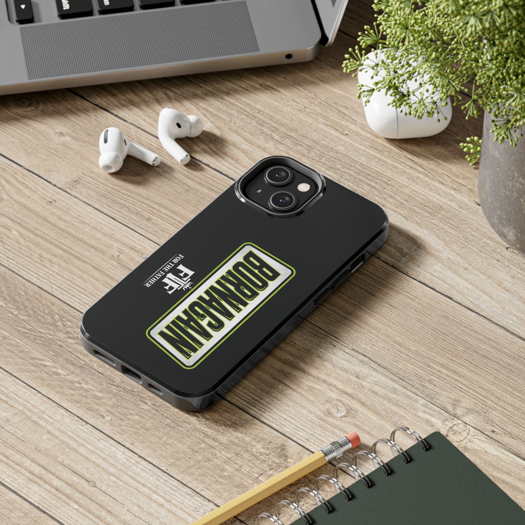 FTF - BORNAGAIN - Black Tough Phone Case
