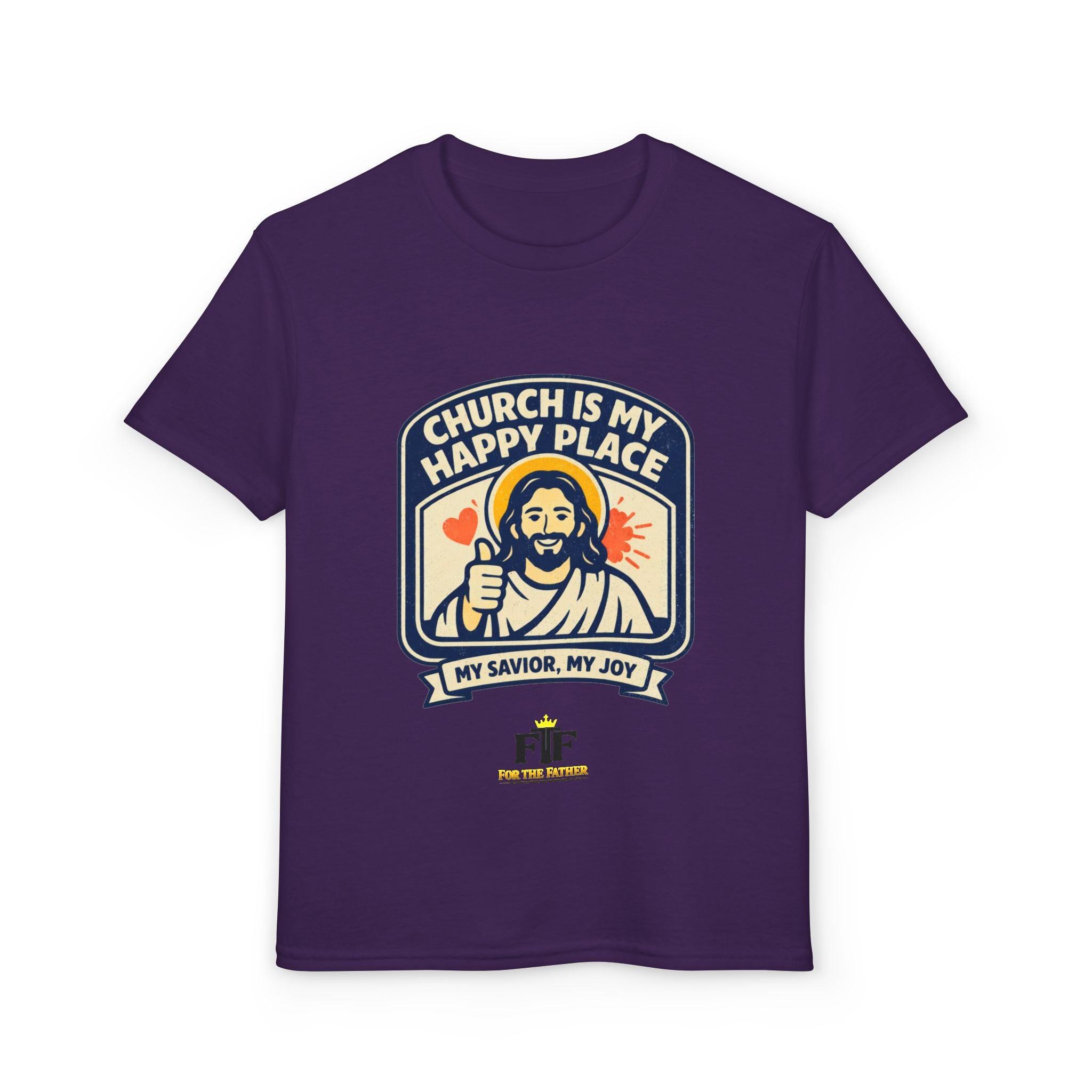 FTF - "Church Is My Happy Place" HTU - Youth T-Shirt