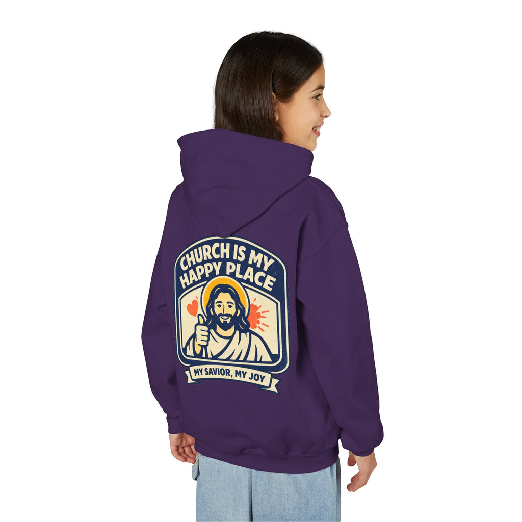 FTF - "Church Is My Happy Place" HTU - Youth Hoodie