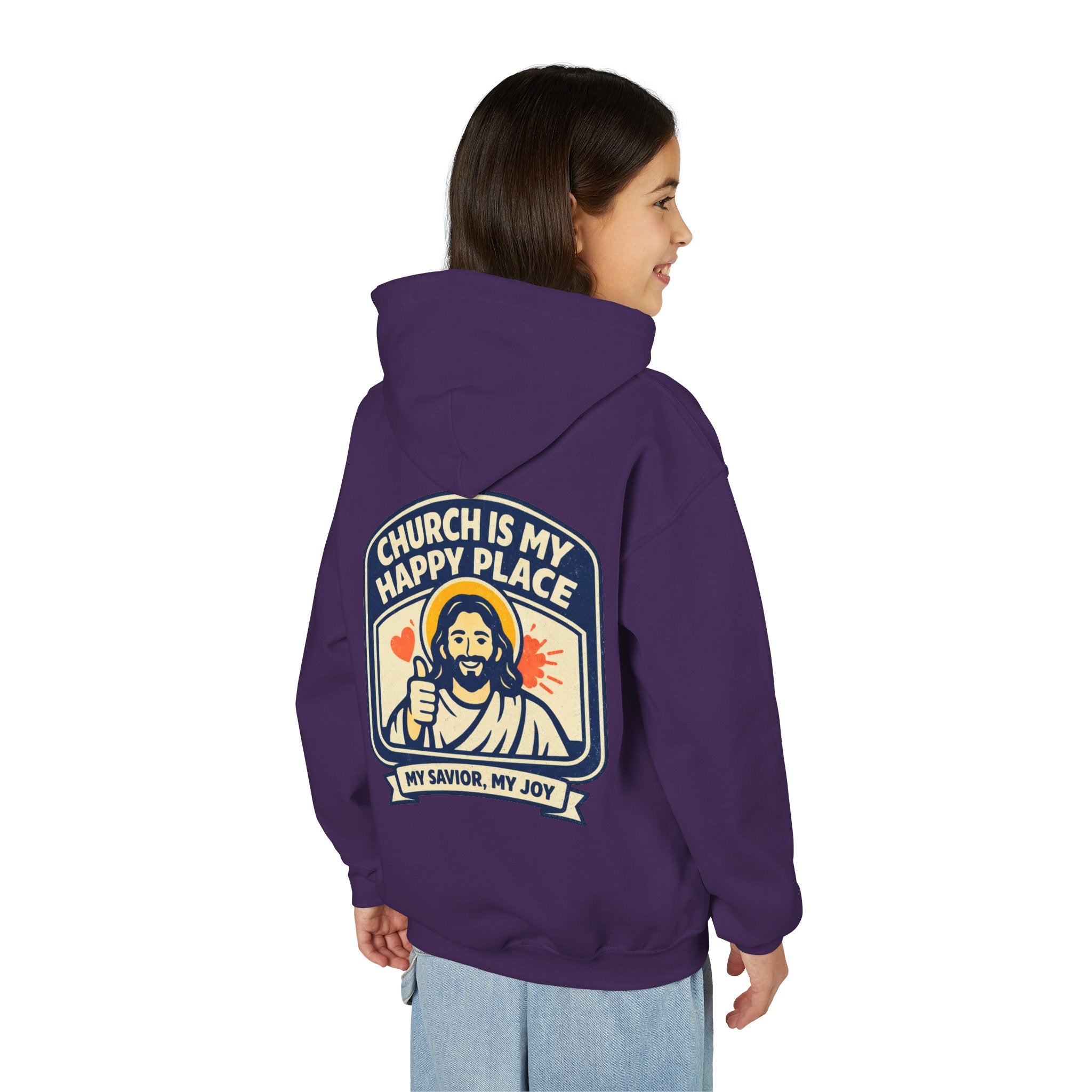 FTF - "Church Is My Happy Place" HTU - Youth Hoodie