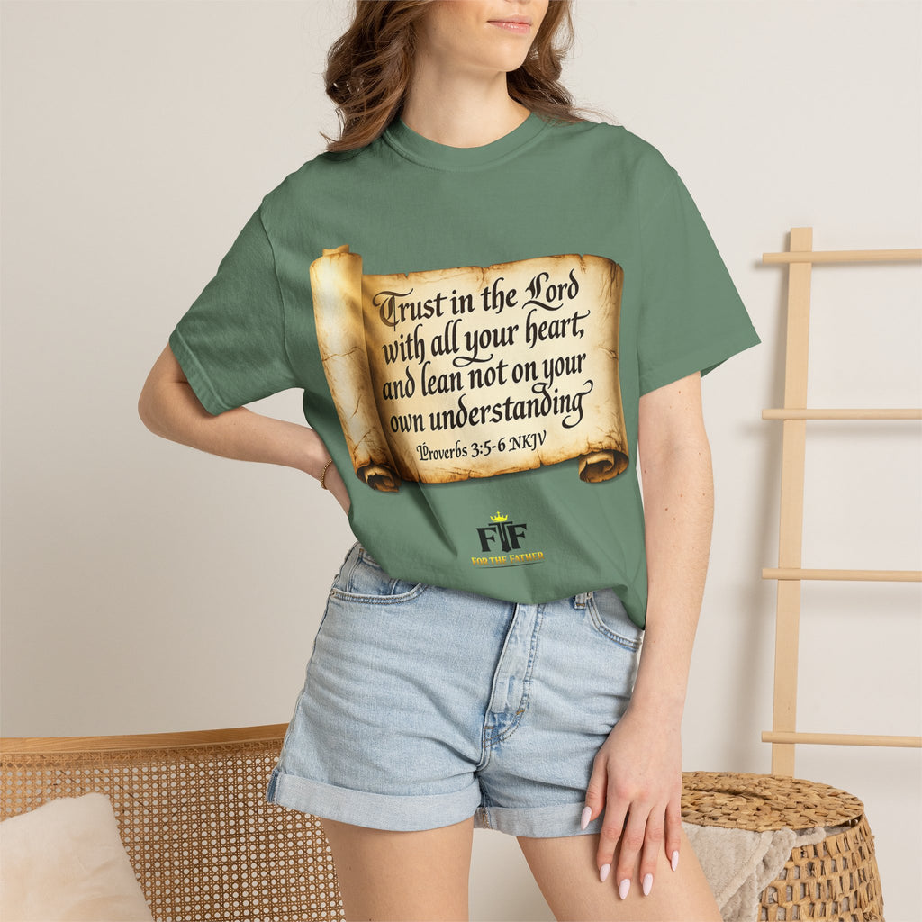 FTF - "Trust In The Lord" Proverbs 3:5 Scroll  - T-shirt