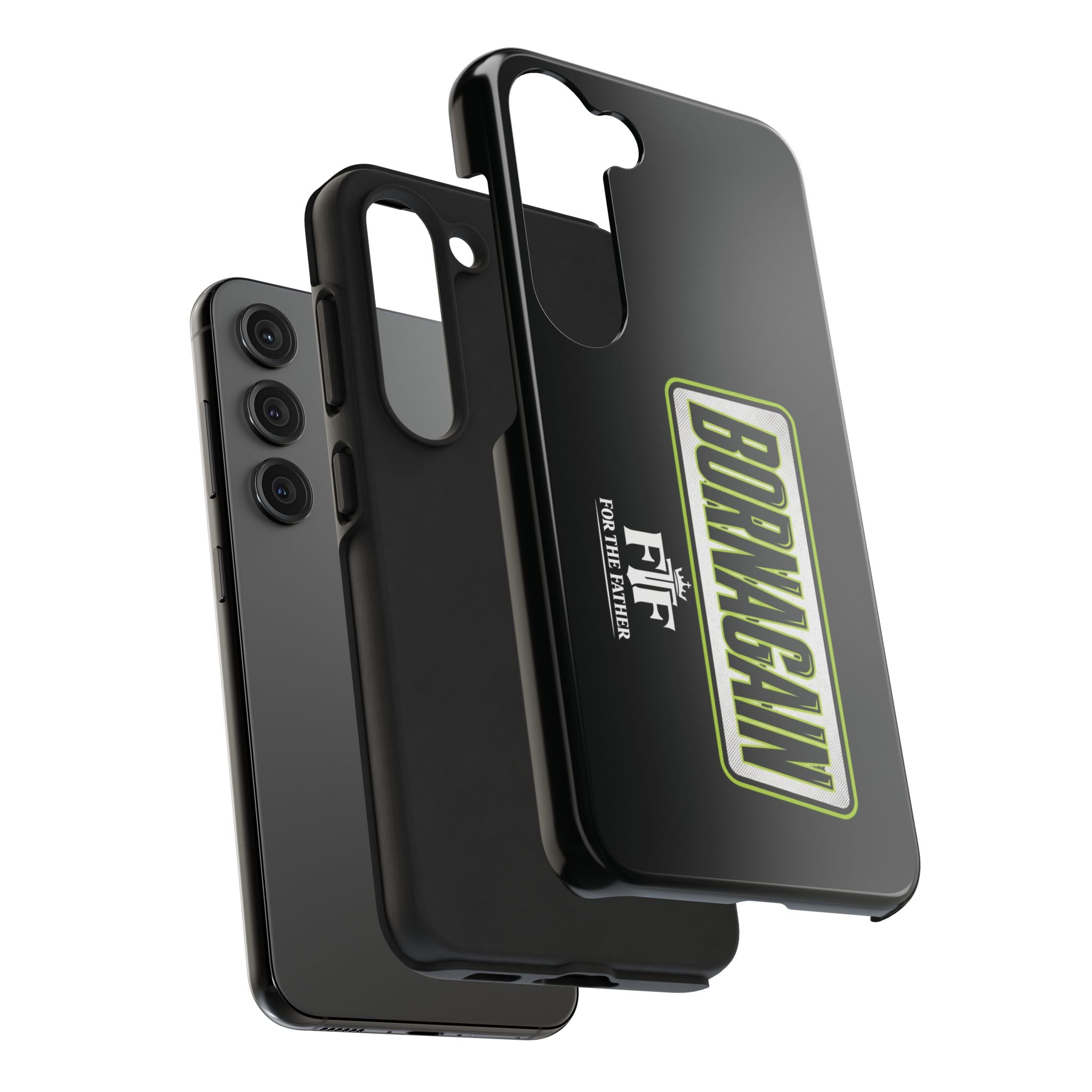 FTF - BORNAGAIN - Black Tough Phone Case