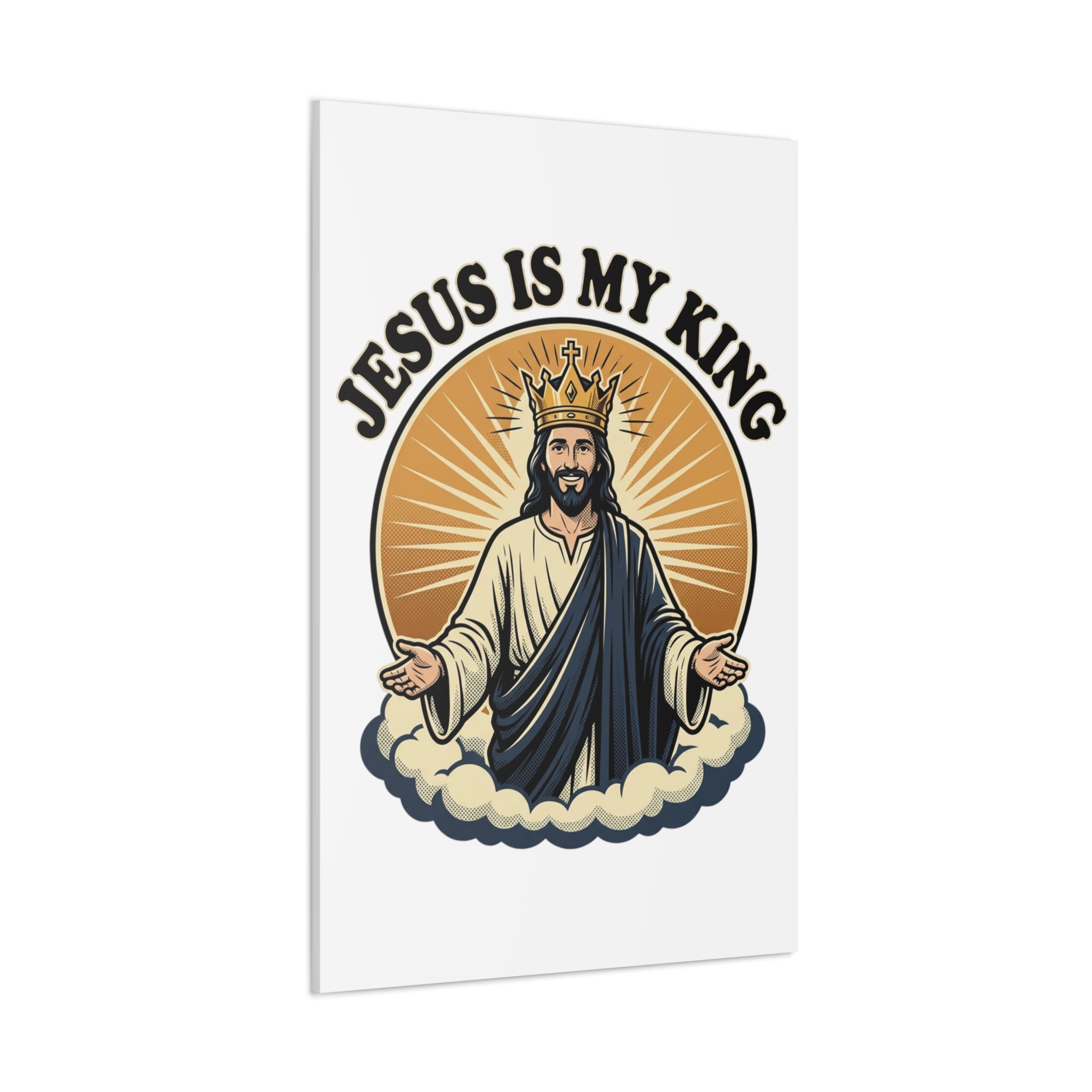 Jesus Is My King Canvas (Multiple Sizing Options Available)