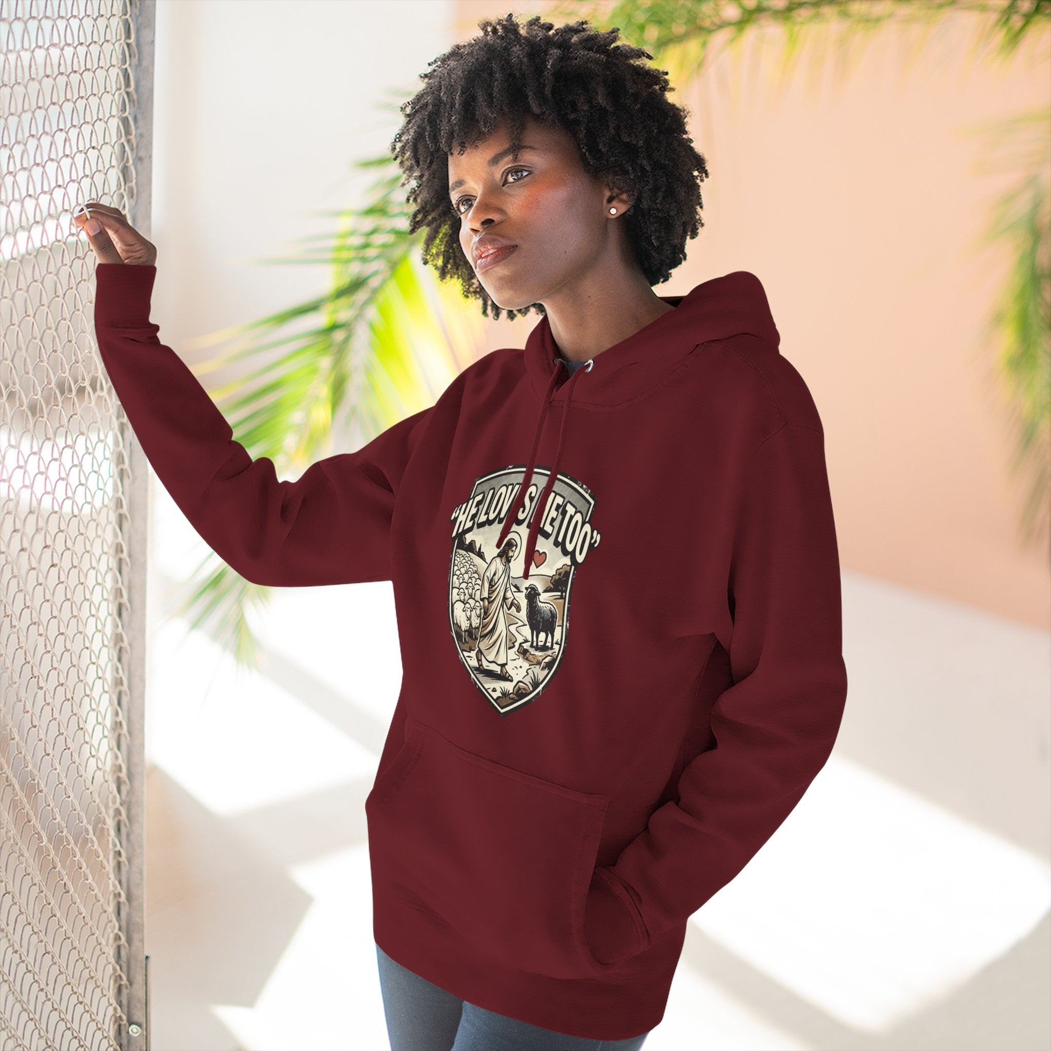 'He Loves Me Too' - Lonely Sheep Hoodie