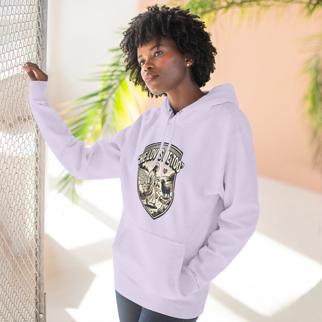 'He Loves Me Too' - Lonely Sheep Hoodie