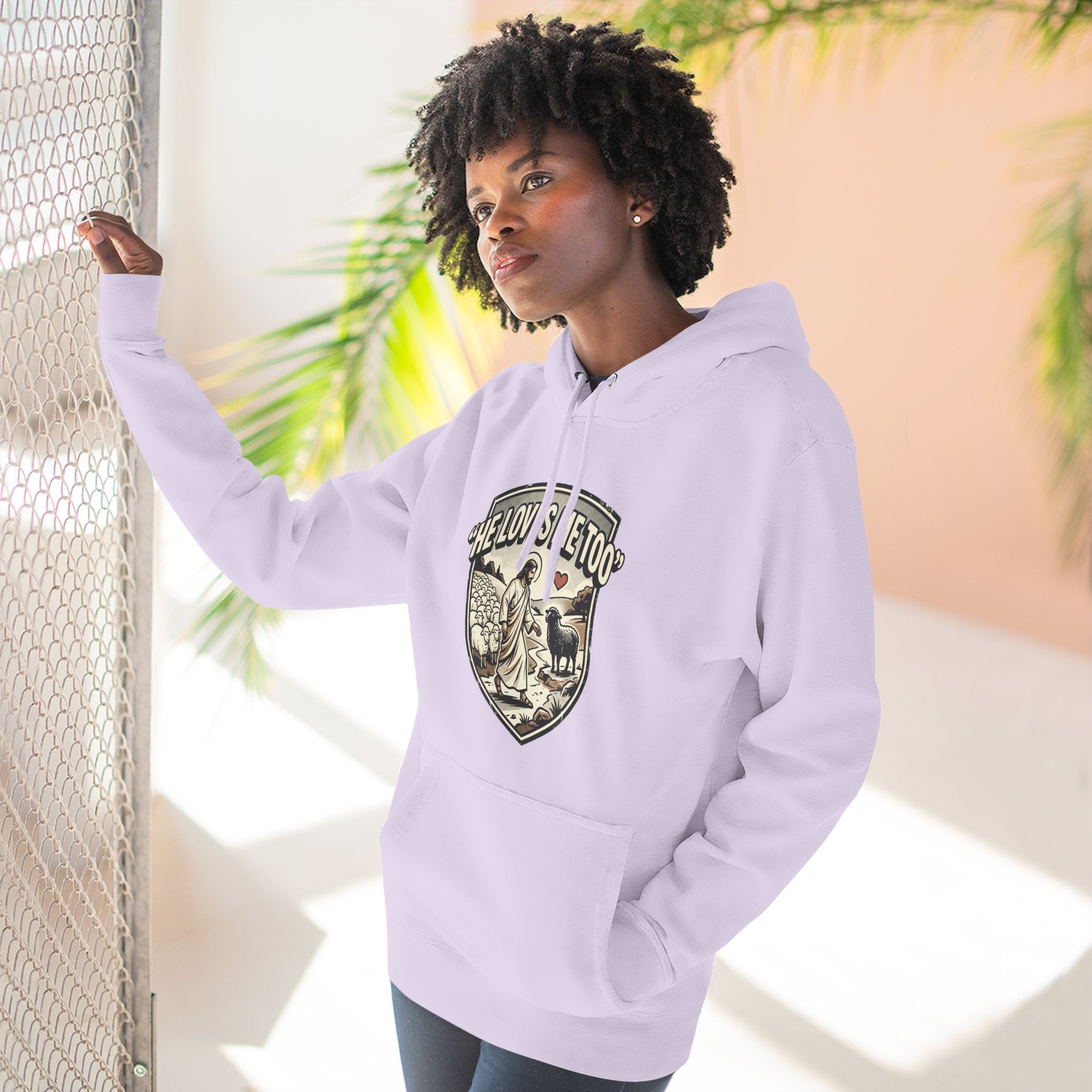 'He Loves Me Too' - Lonely Sheep Hoodie