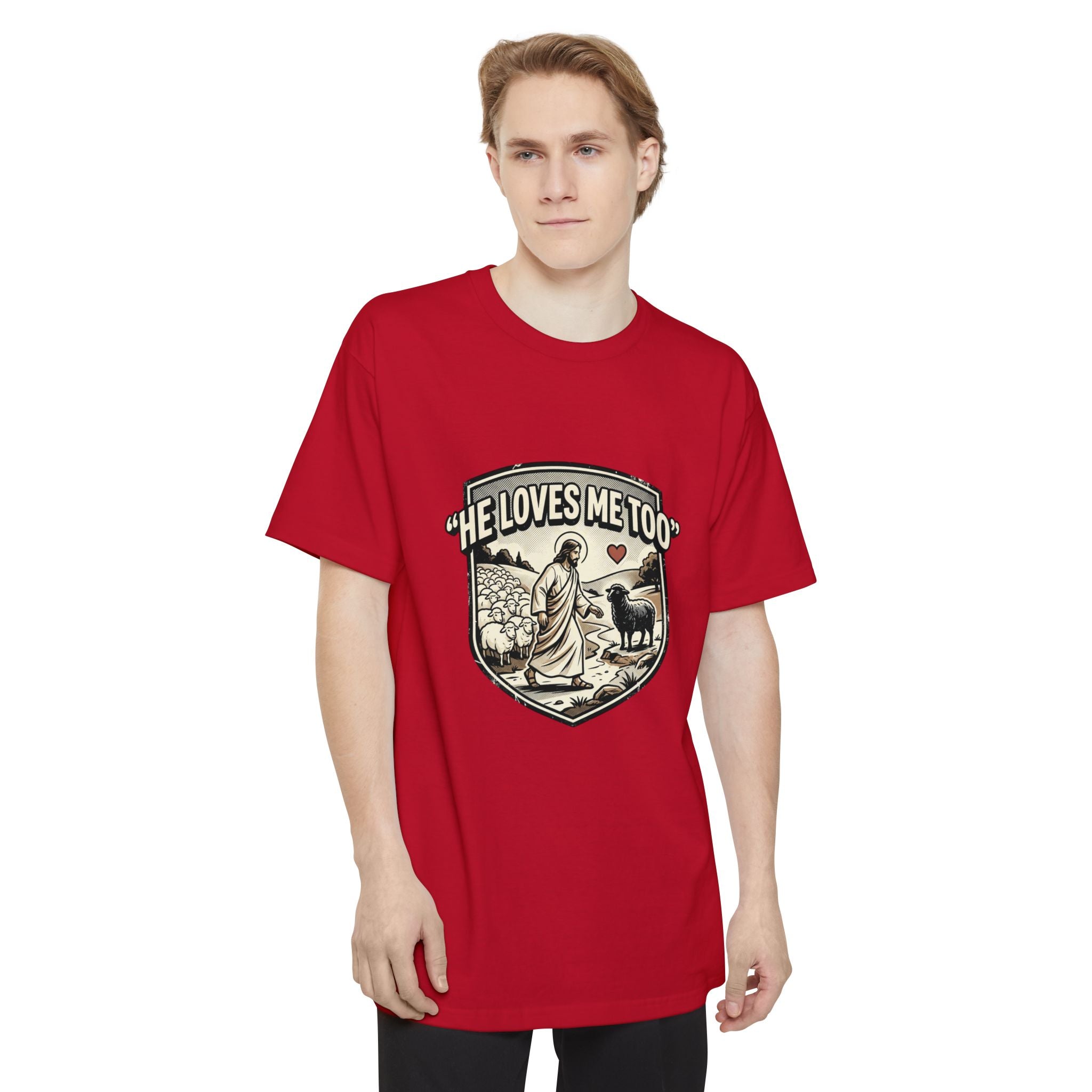 He Loves Me Too T-Shirt – Christian Jesus Shepherd Graphic Tee