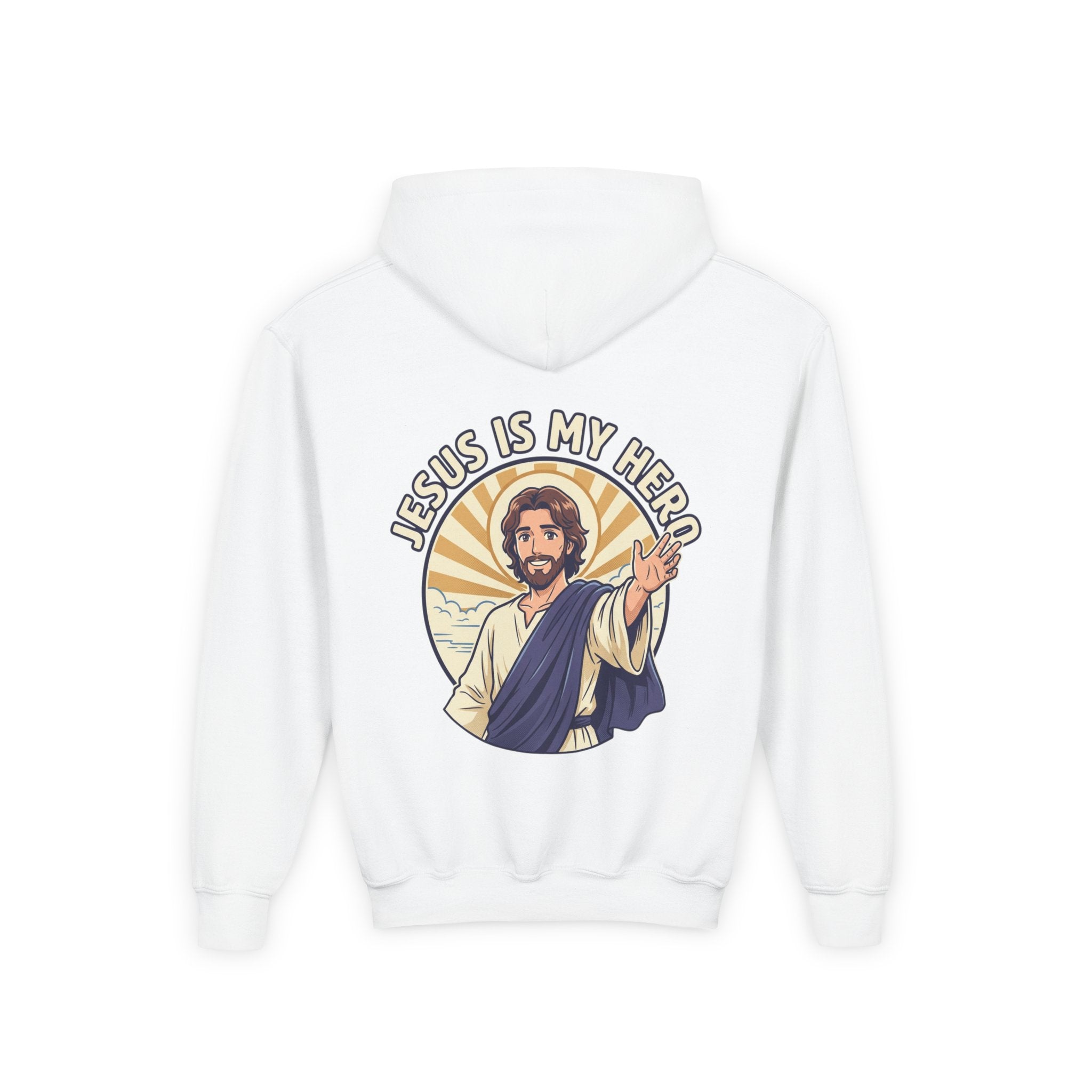 FTF - "Jesus Is My Hero" Sunburst - Youth Hoodie