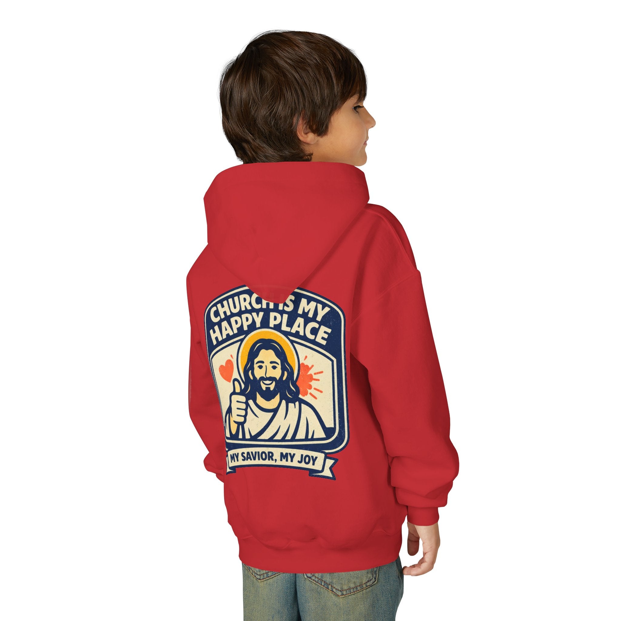 FTF - "Church Is My Happy Place" HTU - Youth Hoodie