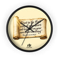 FTF - "Trust In The Lord" Proverbs 3:5 Scroll - Wall Clock