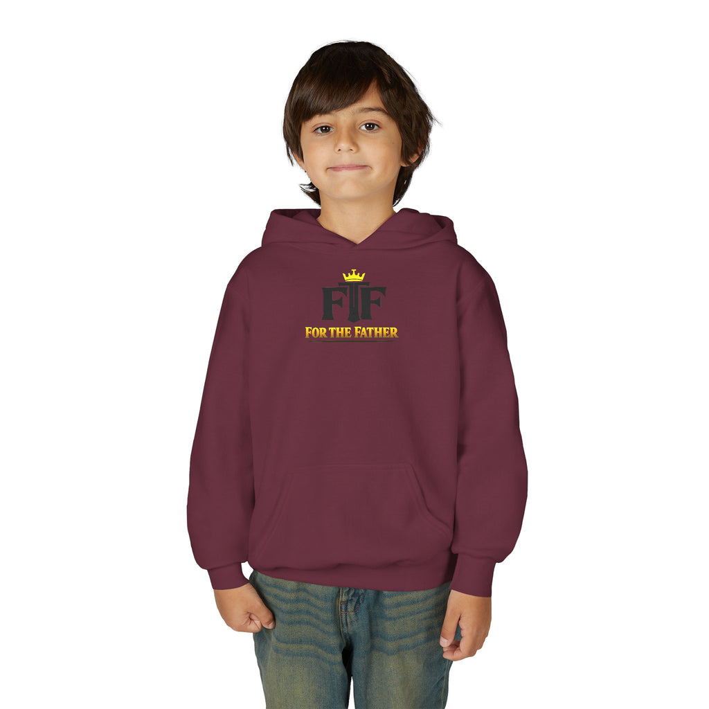 FTF - 'Jesus Is My Hero' Christian Faith Pullover (For The Fathers Logo)