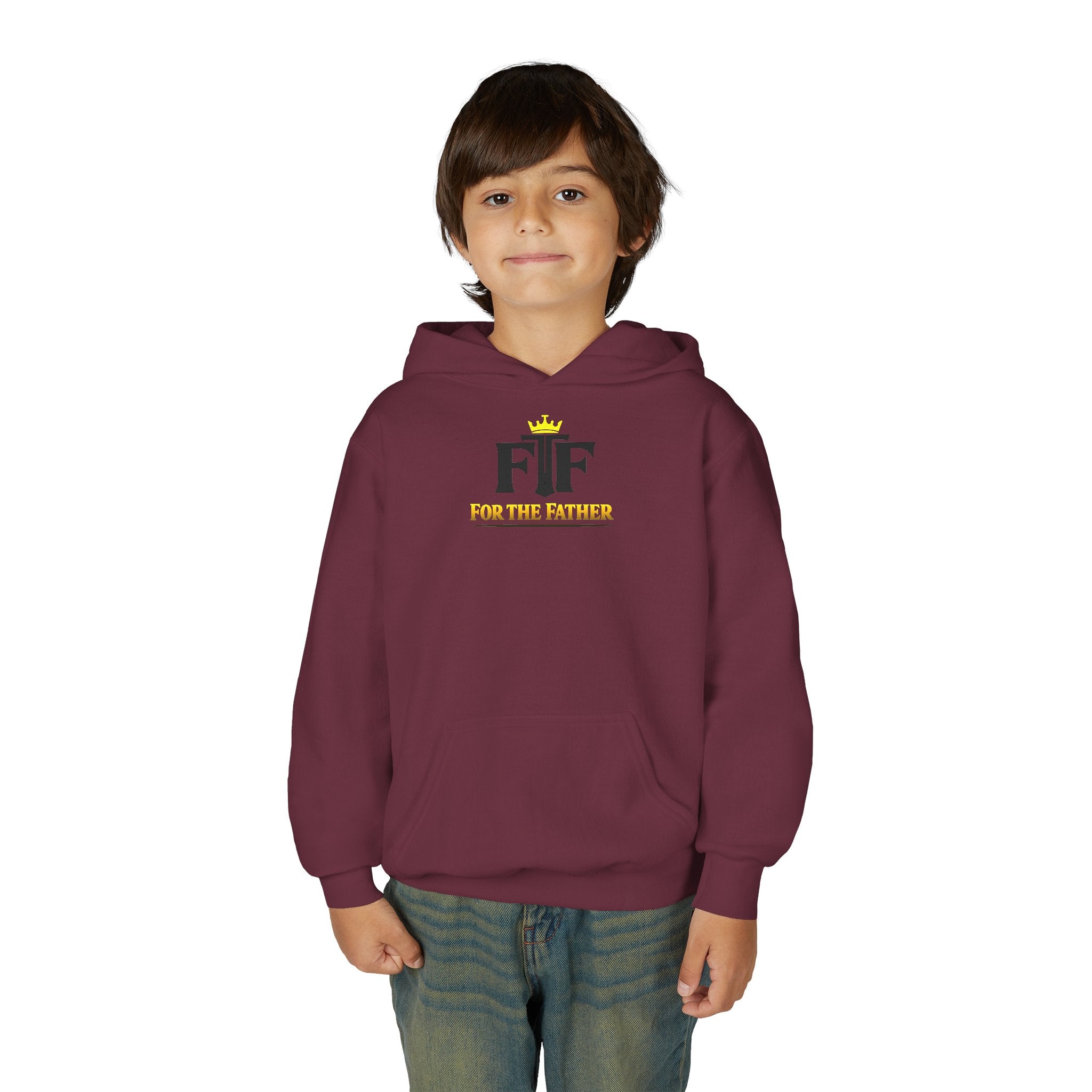 FTF - 'Jesus Is My Hero' Christian Faith Pullover (For The Fathers Logo)