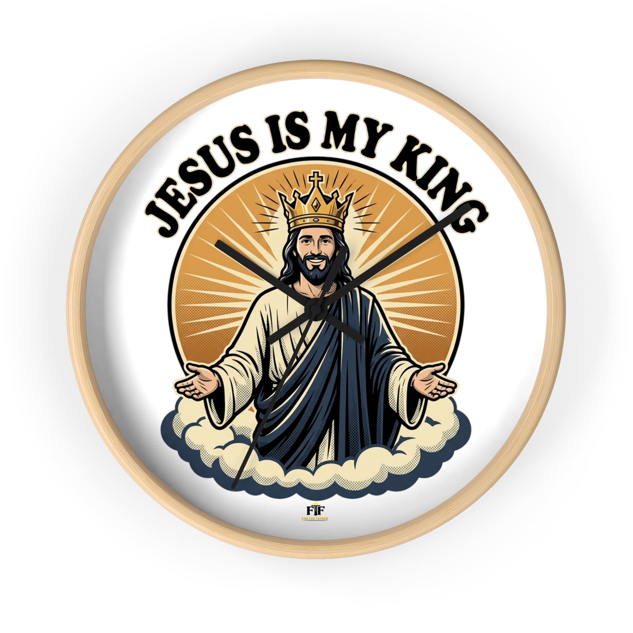 FTF - Jesus Is My King - Wall Clock