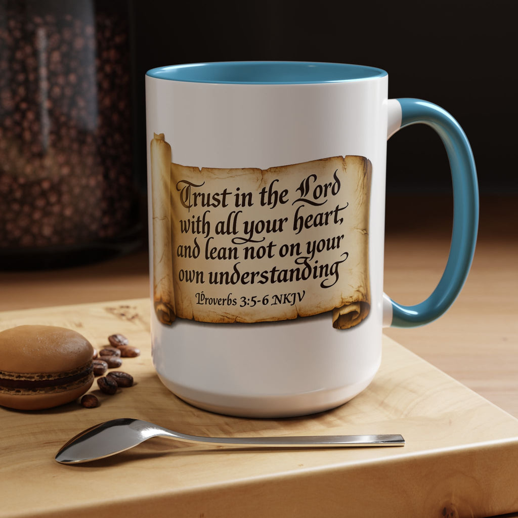 FTF - "Trust In The Lord" Proverbs 3:5 Scroll - Coffee Mug