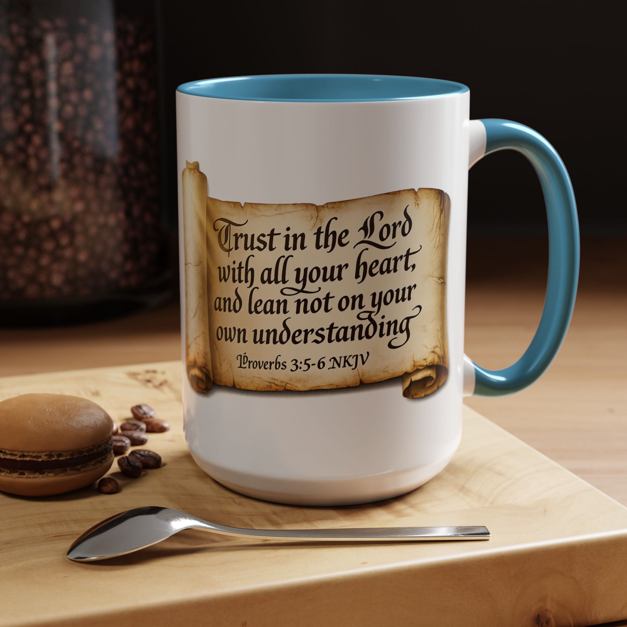 FTF - "Trust In The Lord" Proverbs 3:5 Scroll - Coffee Mug