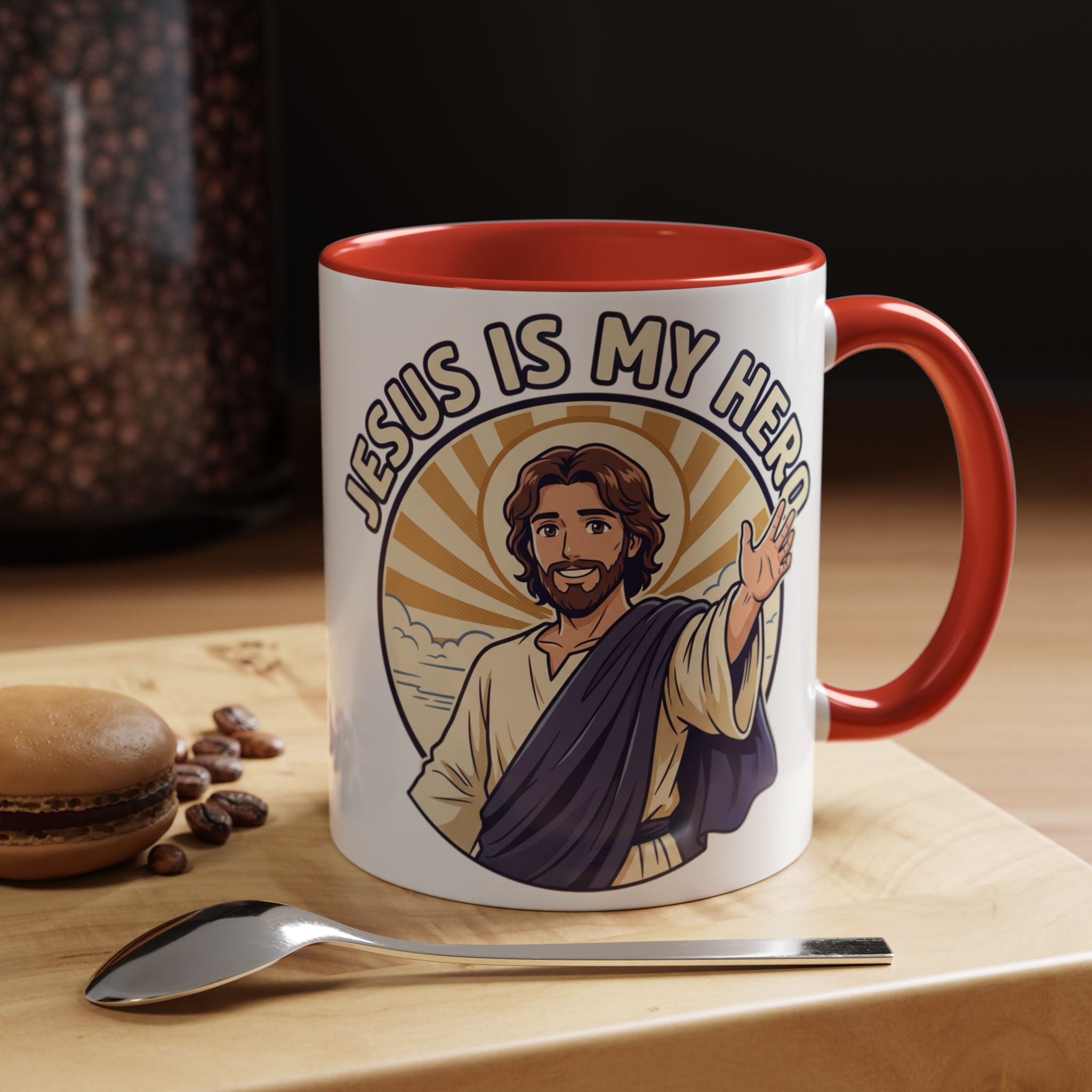 FTF - "Jesus Is My Hero" Sunburst - Mug