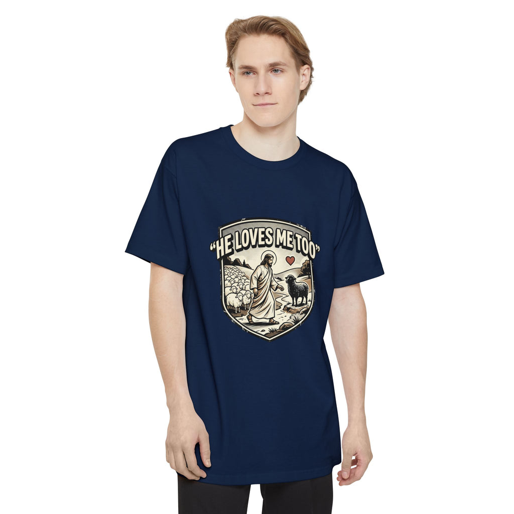 He Loves Me Too T-Shirt – Christian Jesus Shepherd Graphic Tee