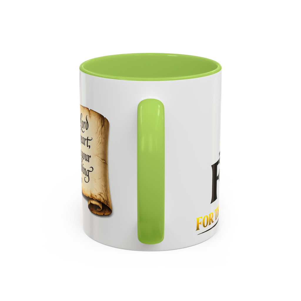FTF - "Trust In The Lord" Proverbs 3:5 Scroll - Coffee Mug