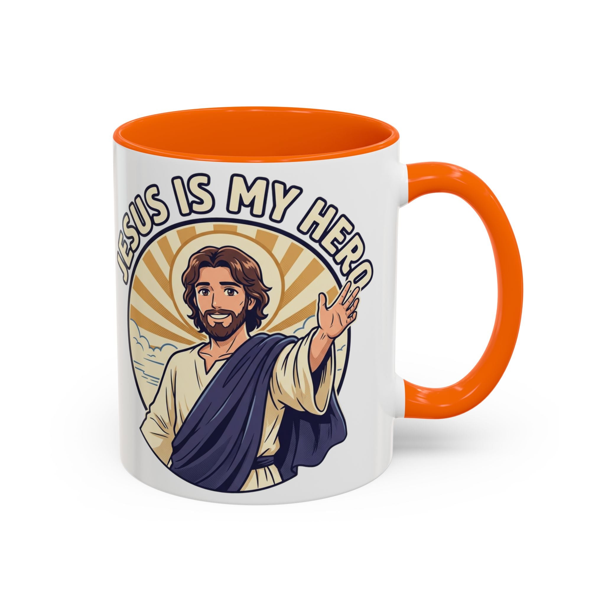 FTF - "Jesus Is My Hero" Sunburst - Mug
