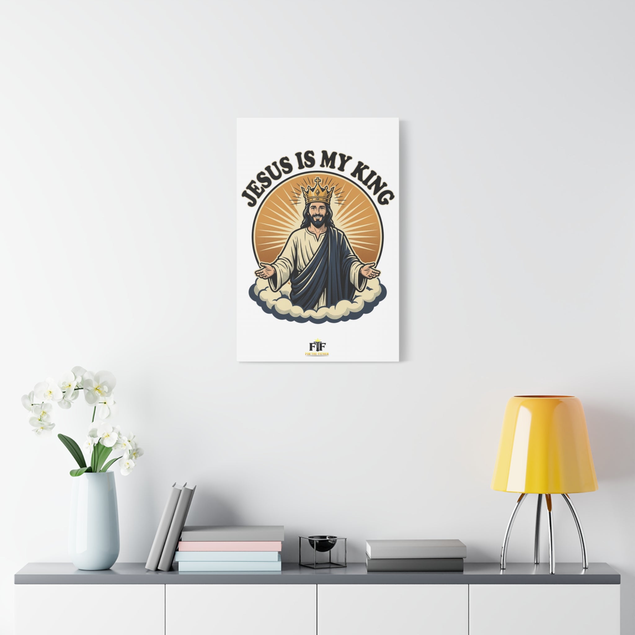 FTF - Jesus Is My King - Canvas (Sizing Options Available)