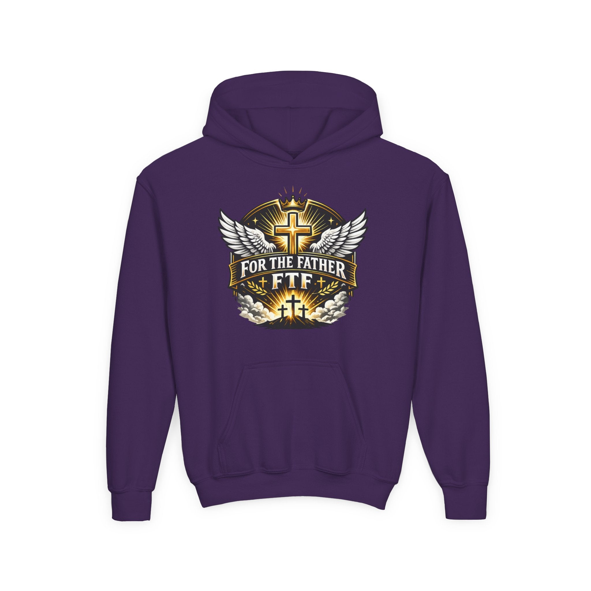 FTF - "Jesus Is My Hero" Sunburst - Youth Hoodie