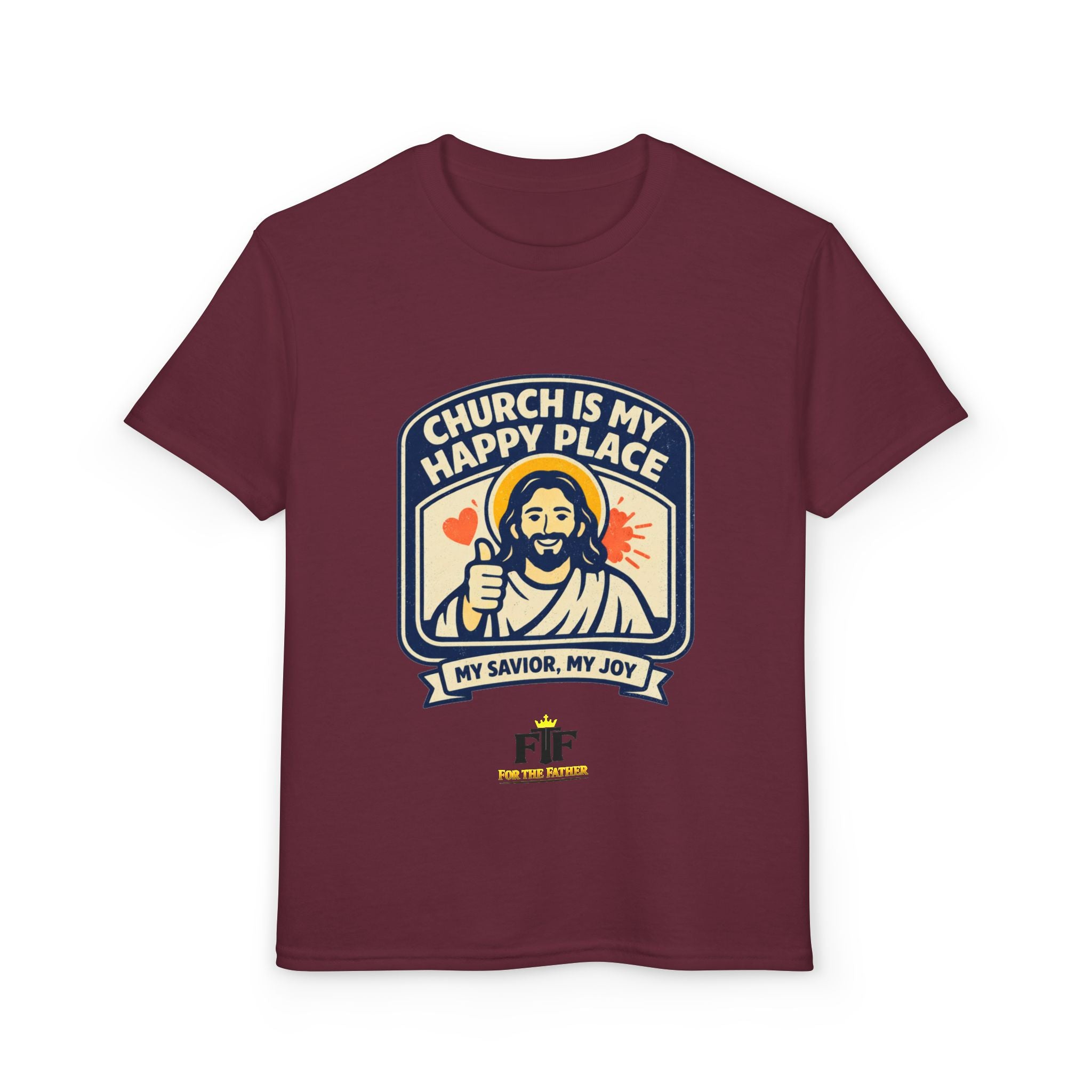 FTF - "Church Is My Happy Place" HTU - Youth T-Shirt