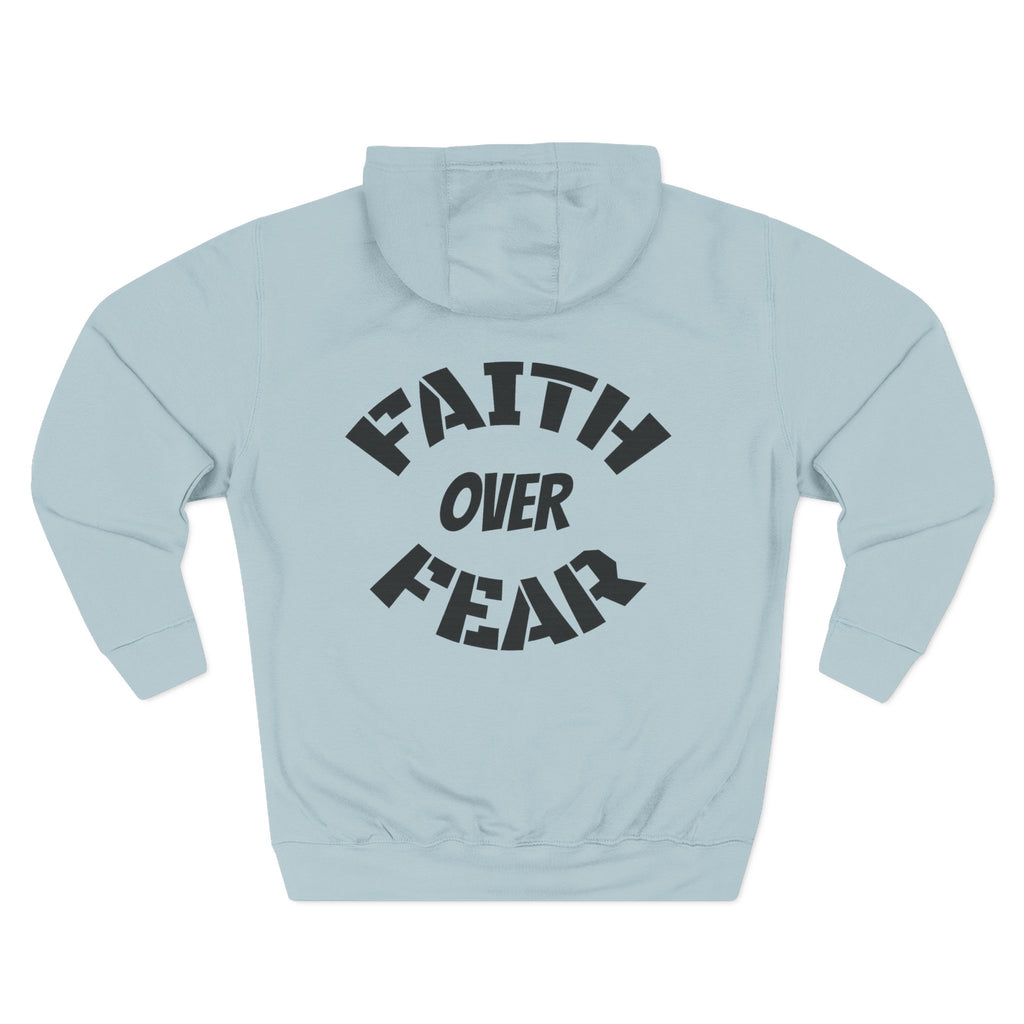 Faith Over Fear Hoodie — "For The Father" Christian Graphic Pullover