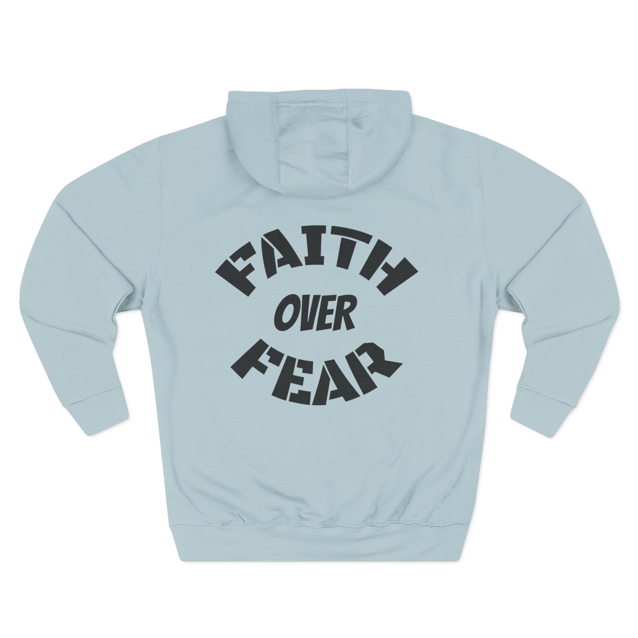 Faith Over Fear Hoodie — "For The Father" Christian Graphic Pullover