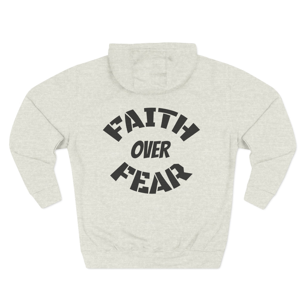 Faith Over Fear Hoodie — "For The Father" Christian Graphic Pullover