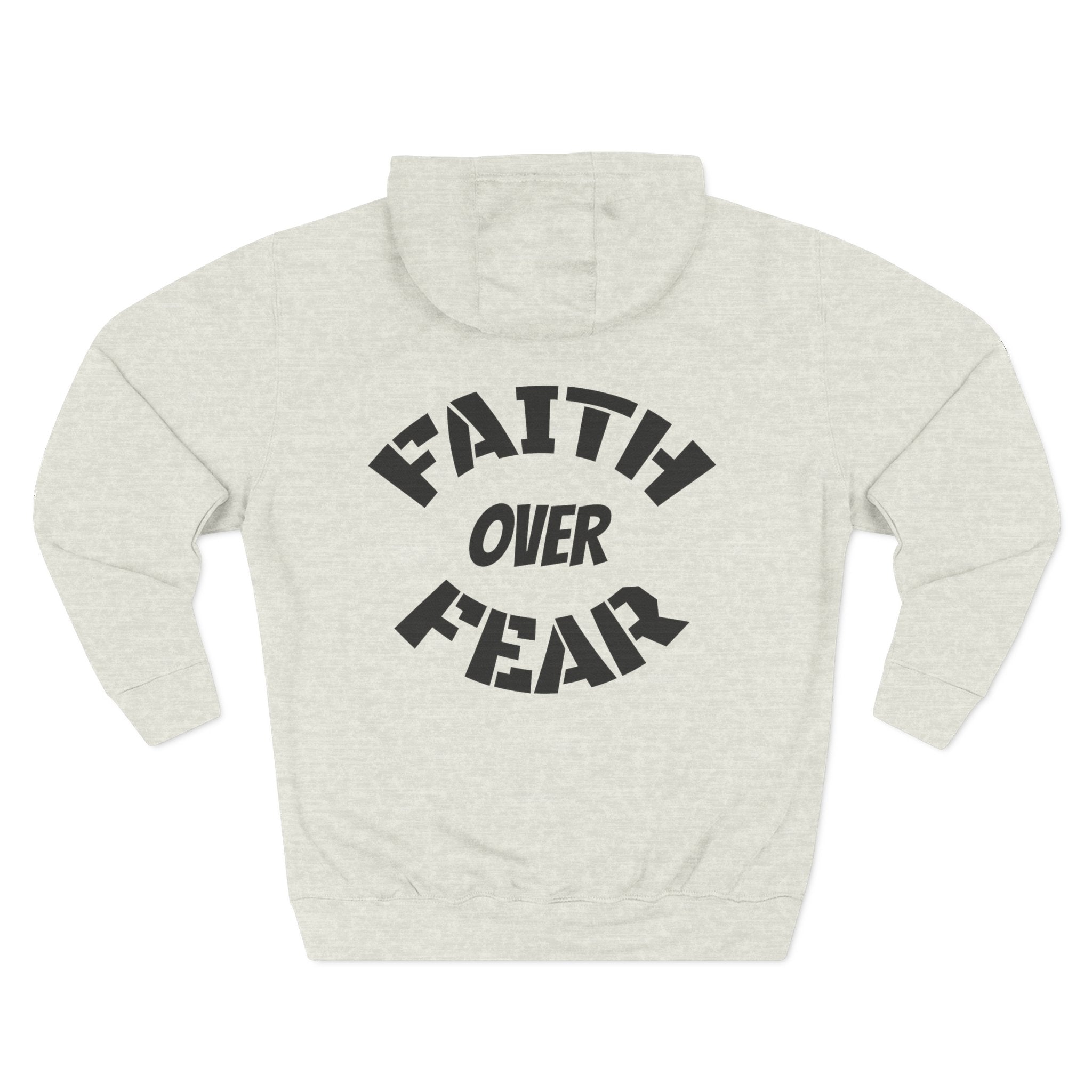 Faith Over Fear Hoodie — "For The Father" Christian Graphic Pullover
