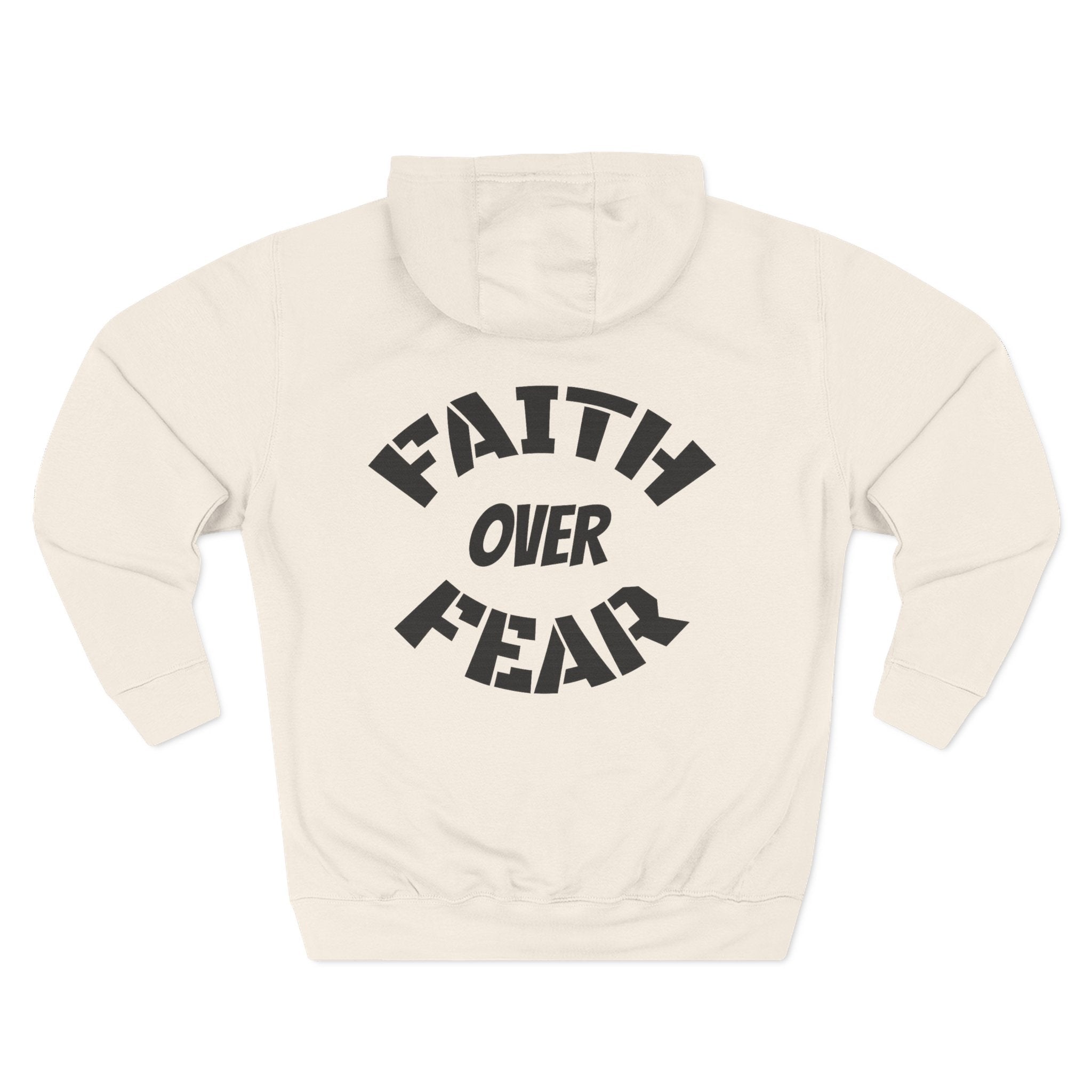 Faith Over Fear Hoodie — "For The Father" Christian Graphic Pullover
