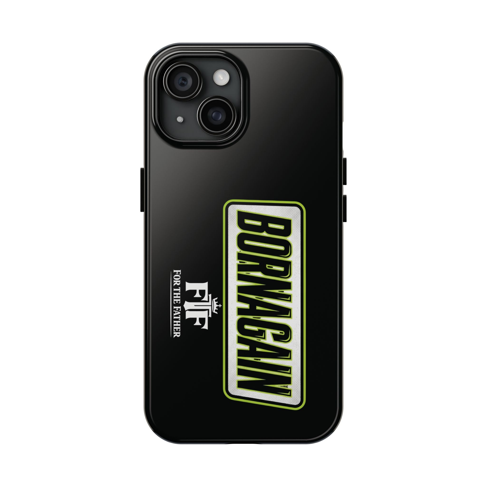 FTF - BORNAGAIN - Black Tough Phone Case
