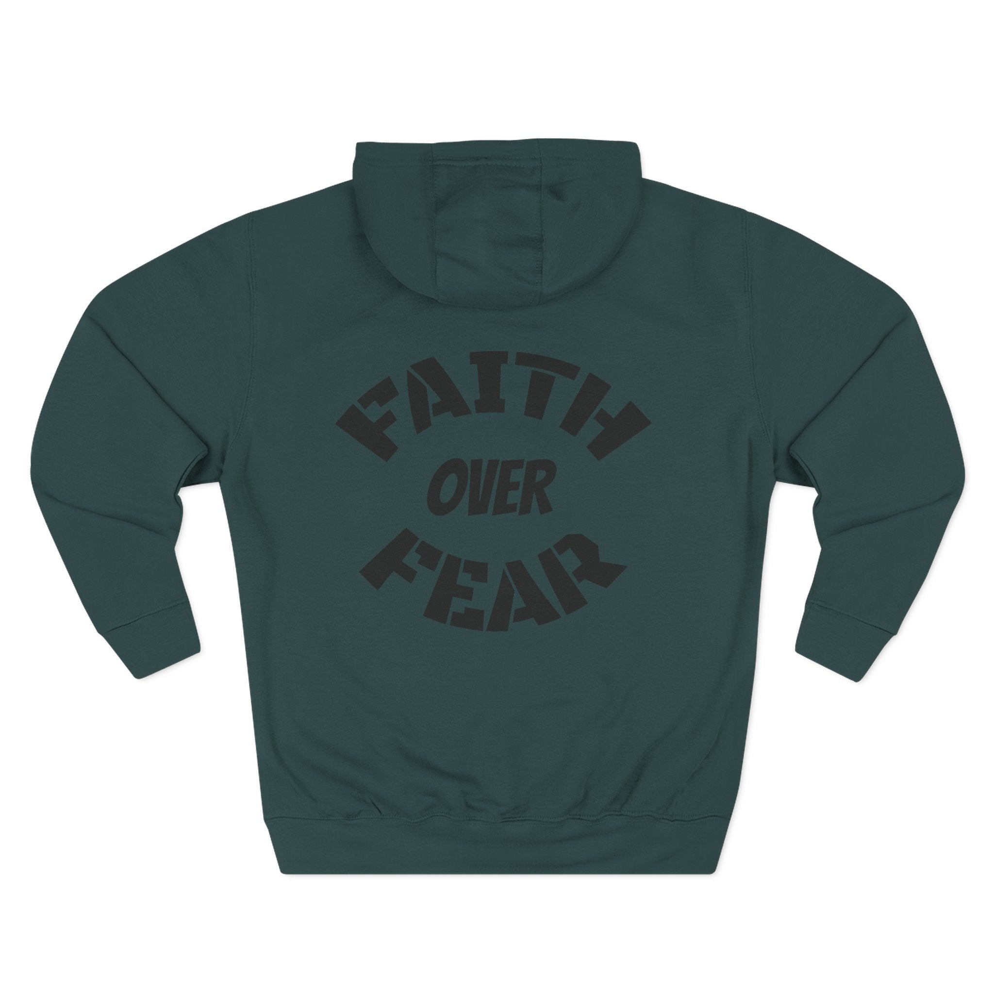 Faith Over Fear Hoodie — "For The Father" Christian Graphic Pullover