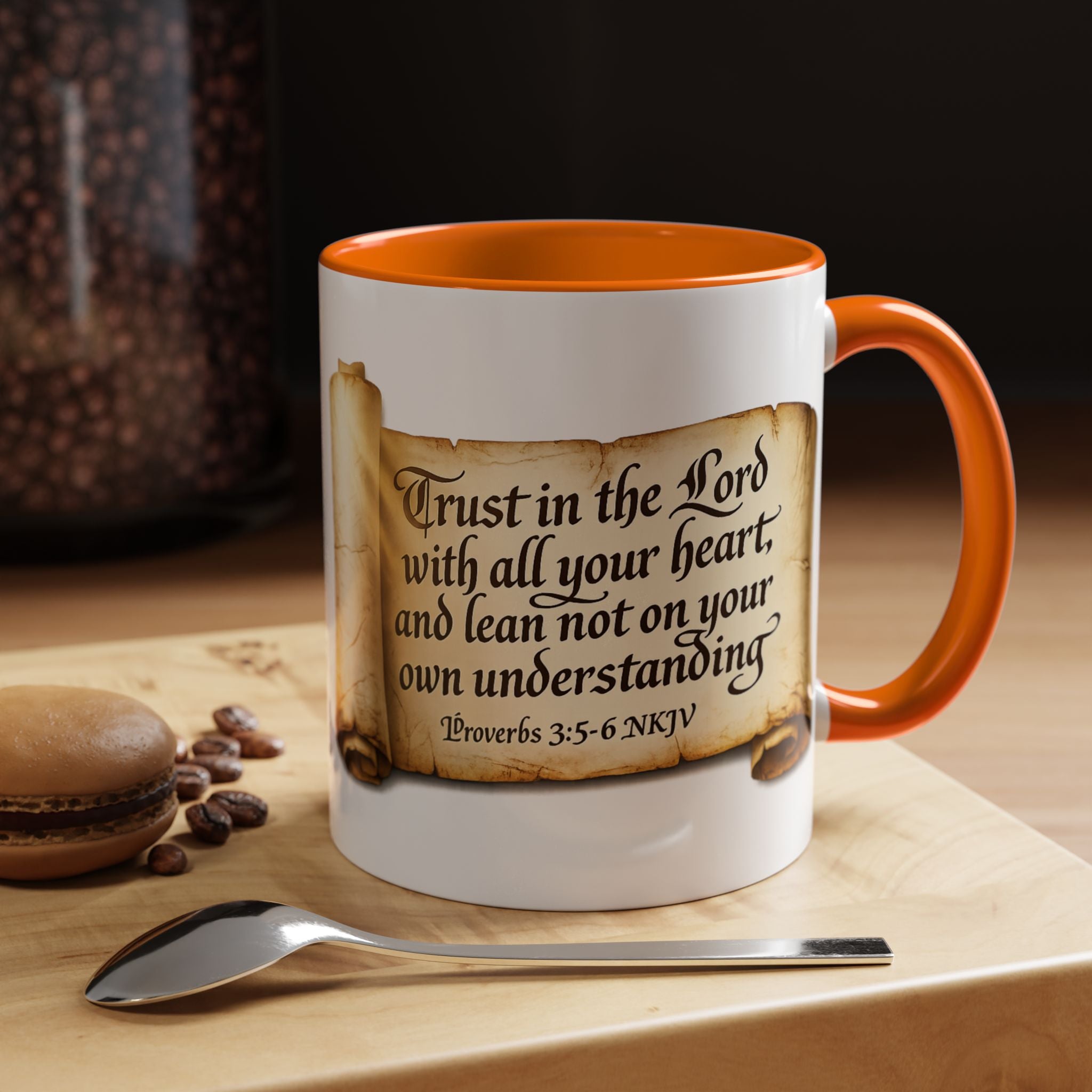 FTF - "Trust In The Lord" Proverbs 3:5 Scroll - Coffee Mug