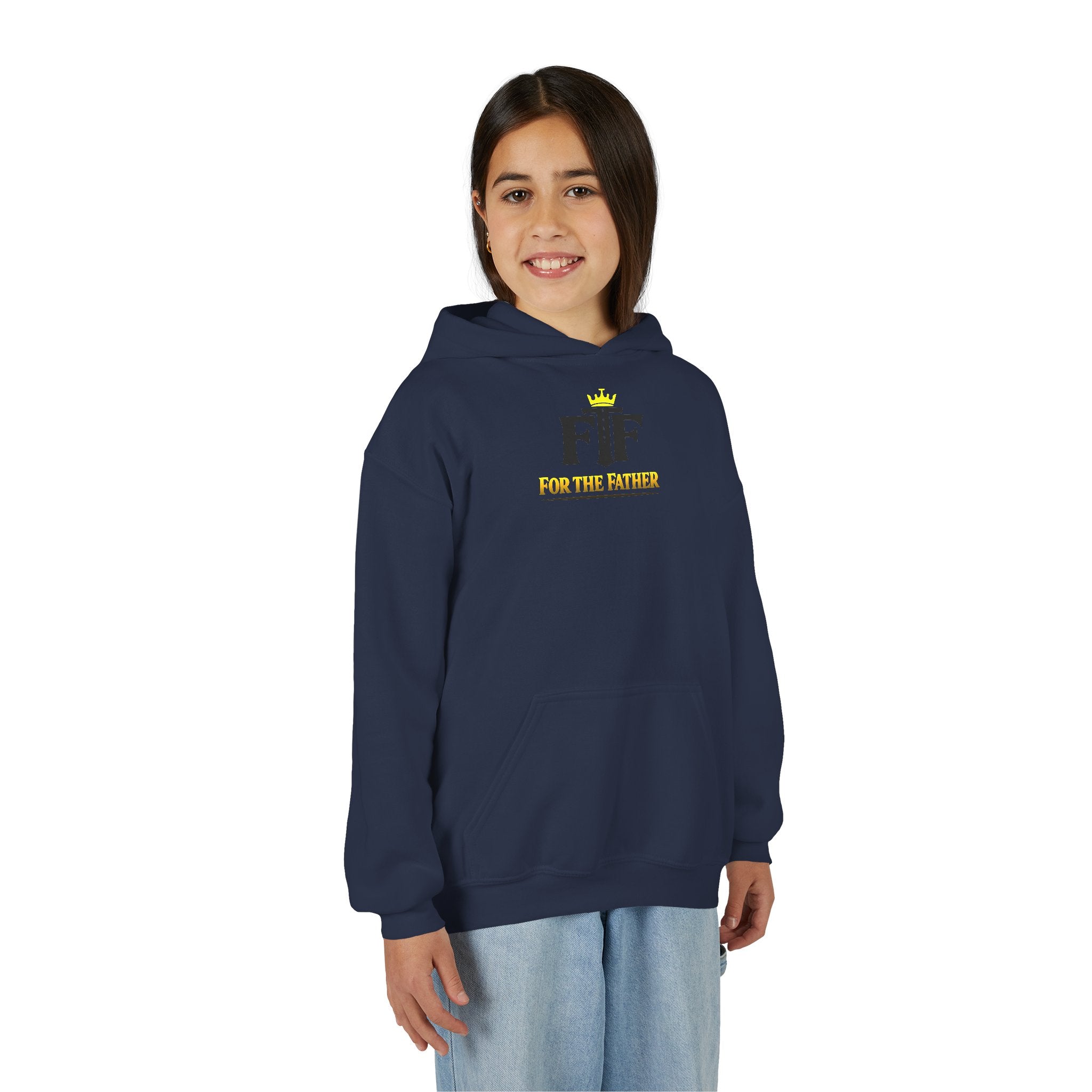 FTF - 'Jesus Is My Hero' Christian Faith Pullover (For The Fathers Logo)
